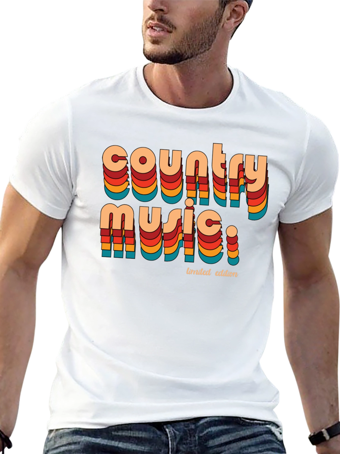 Country Music Limited Edition Retro Graphic T-Shirt