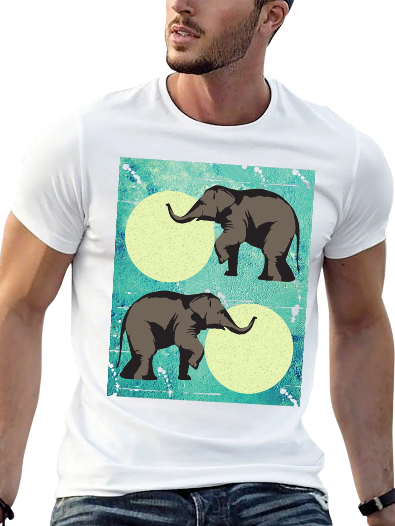 Elephant Graphic Tee - Unique Design
