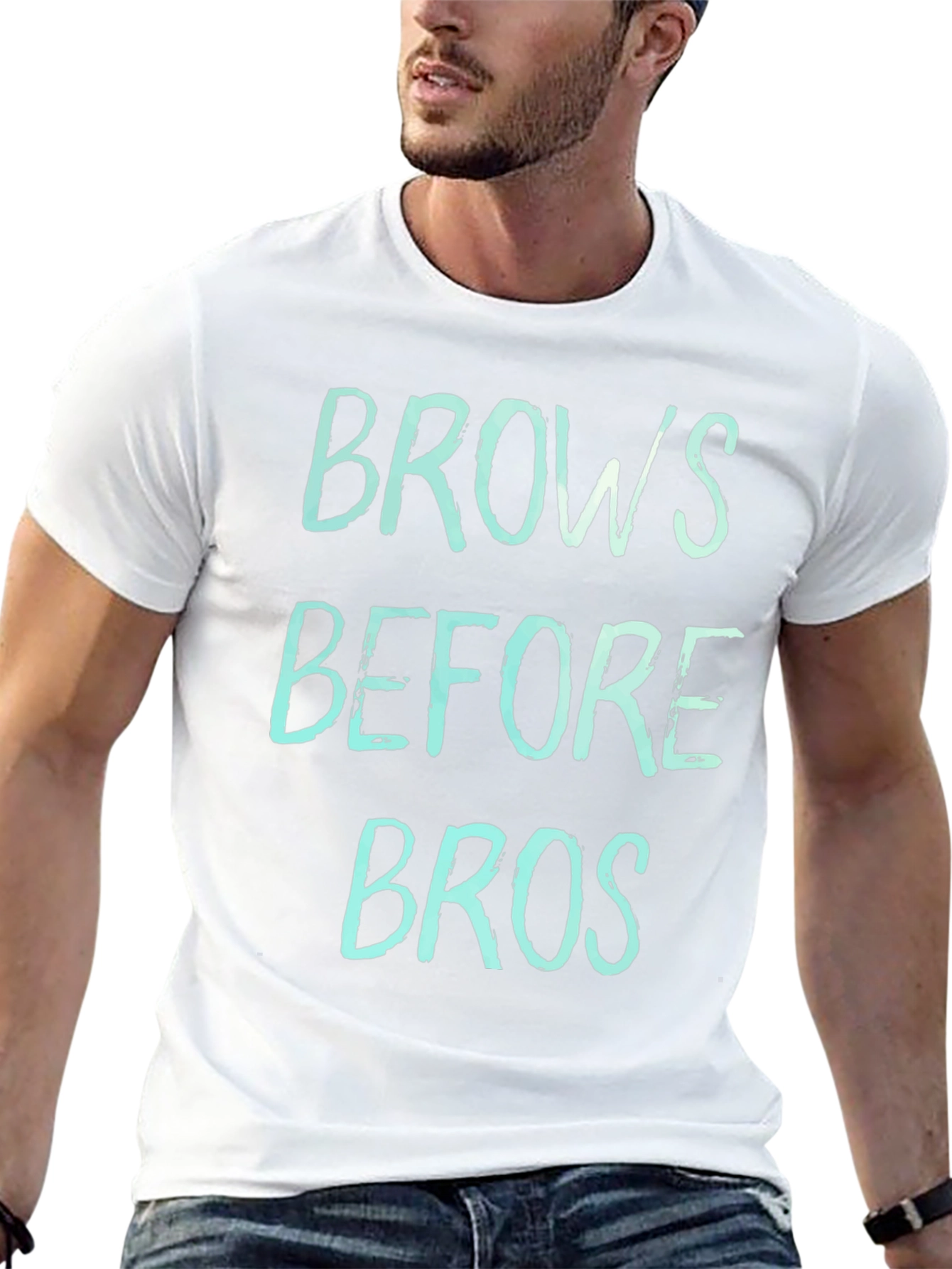 Brows Before Bros Graphic Tee