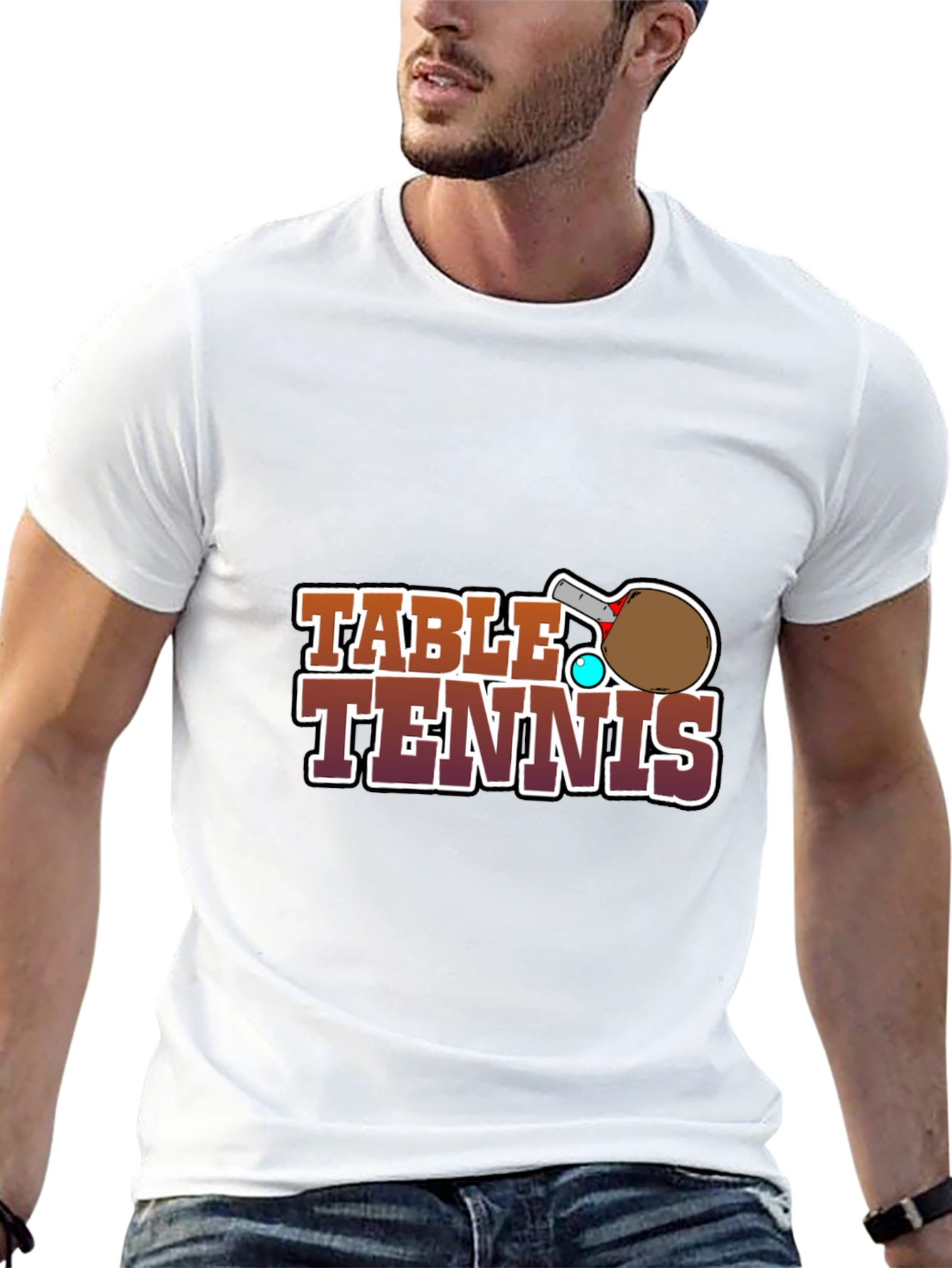 Table Tennis T-Shirt - Playful Design