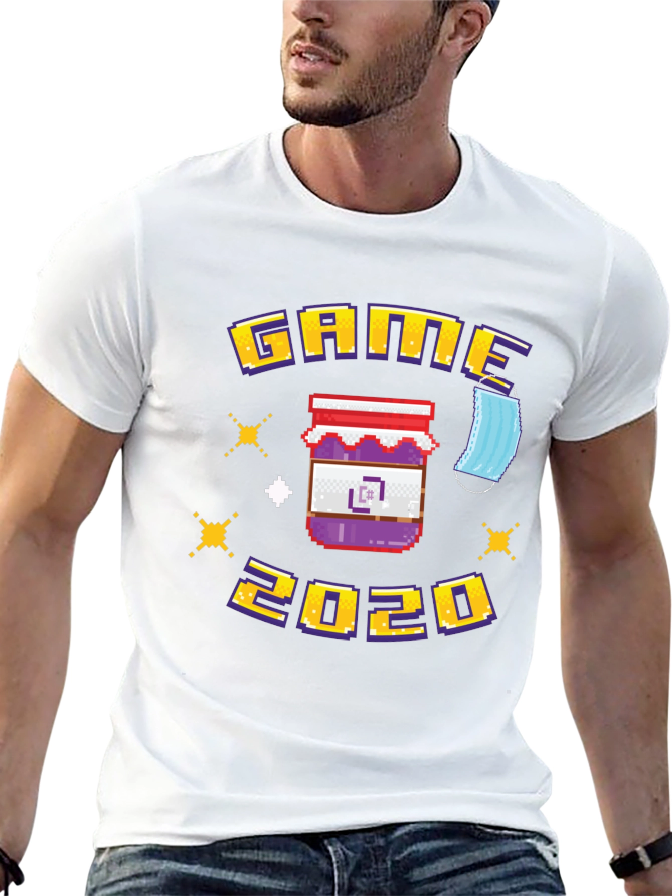 Game Jam 2020 T-Shirt - Pixel Art Programmer Tee