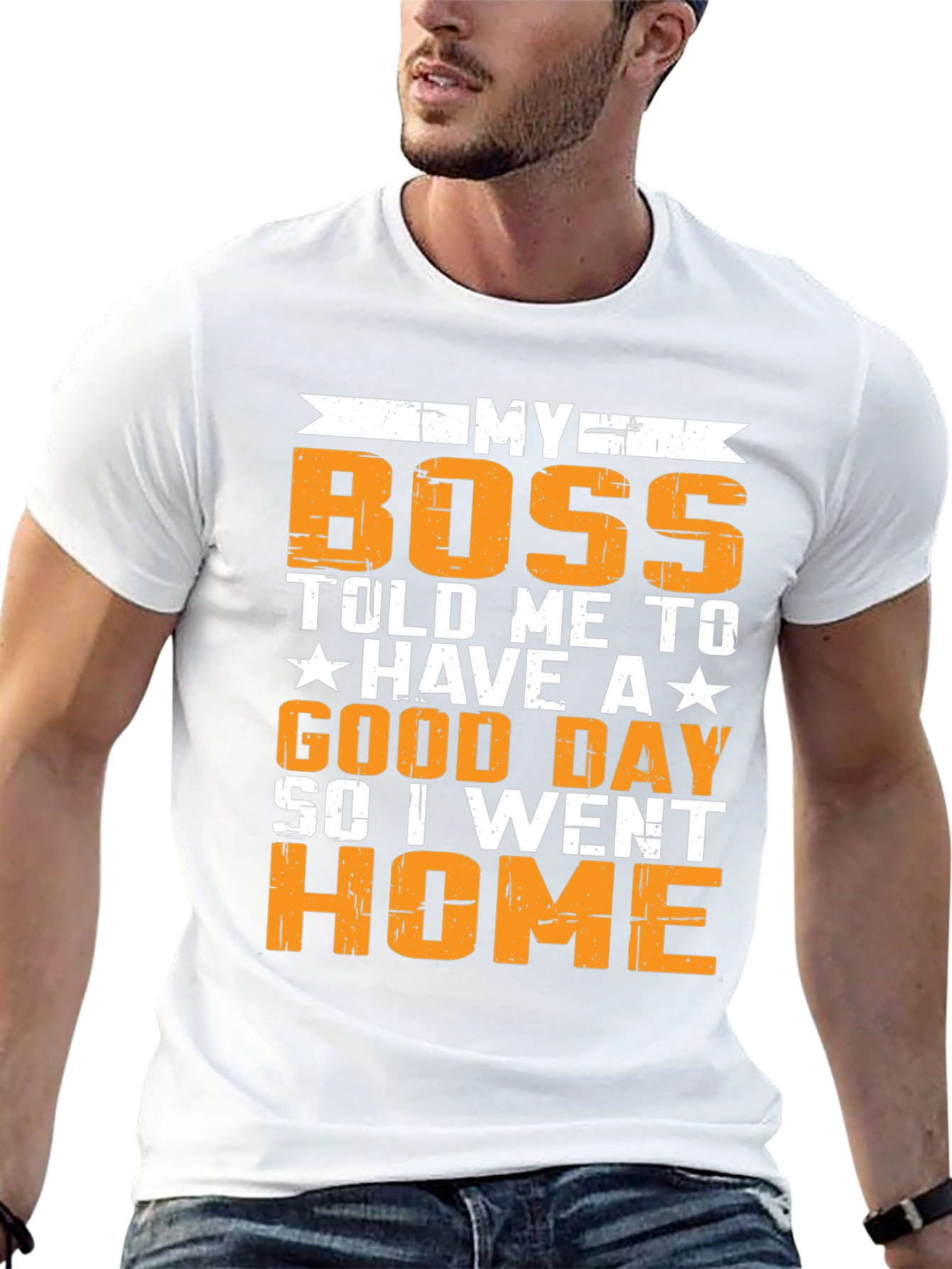 Funny My Boss Graphic T-Shirt