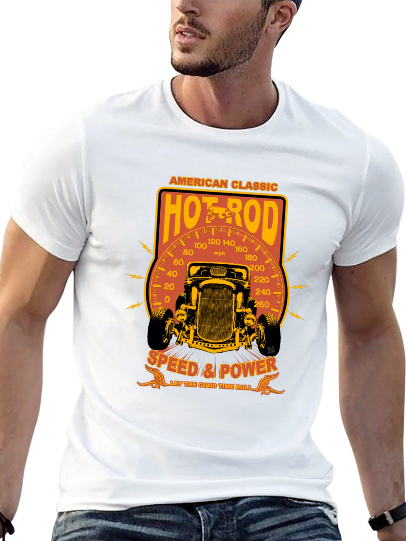 American Classic Hot Rod Speed & Power T-Shirt