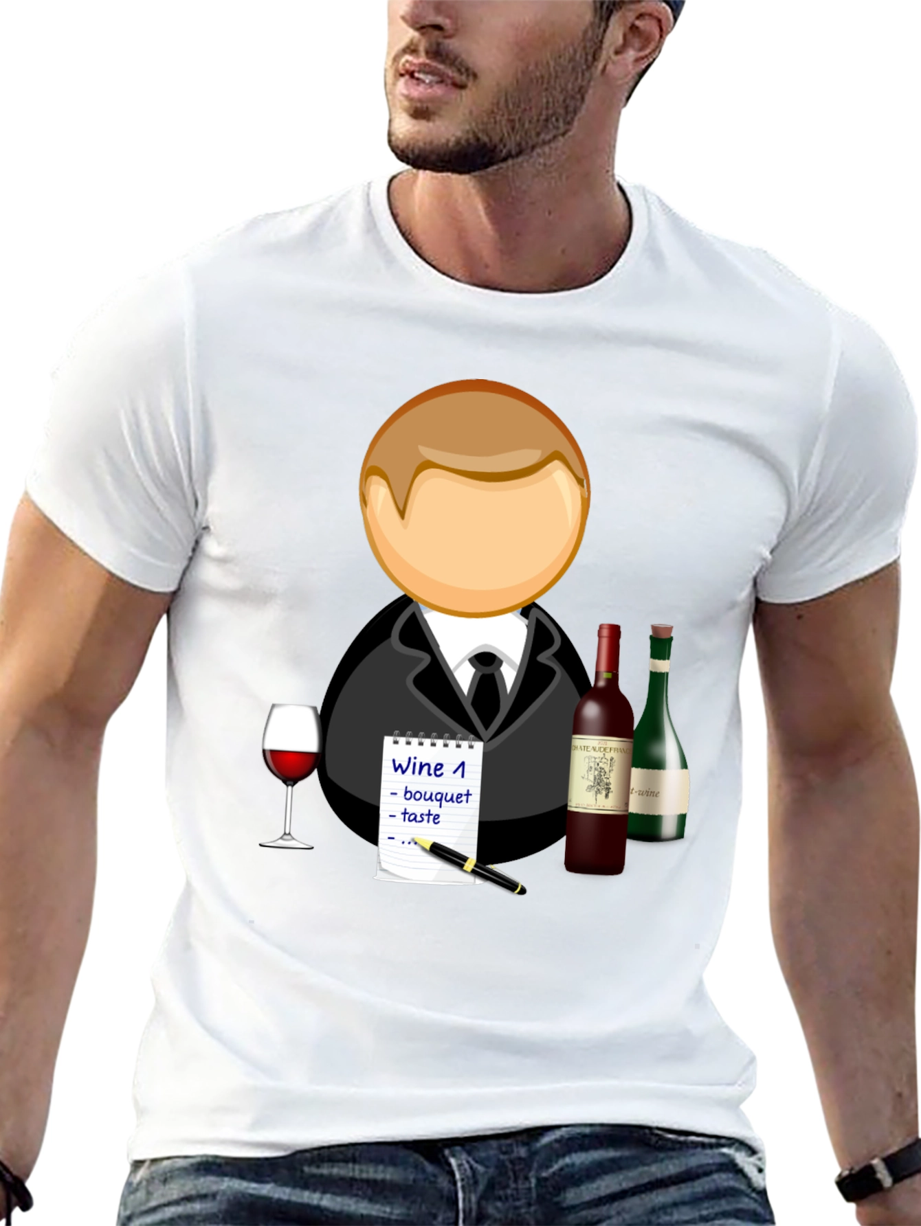 Wine Tasting T-Shirt - Connoisseur Design