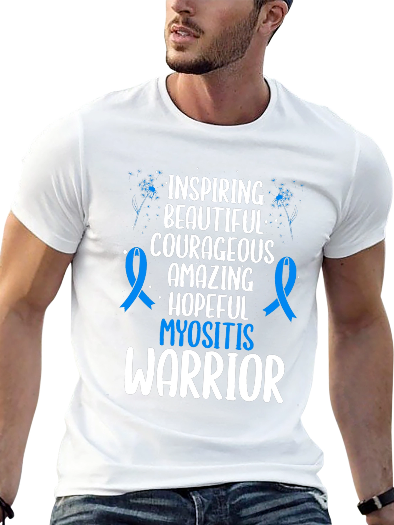 Myositis Warrior T-Shirt - Inspiring Courageous Design