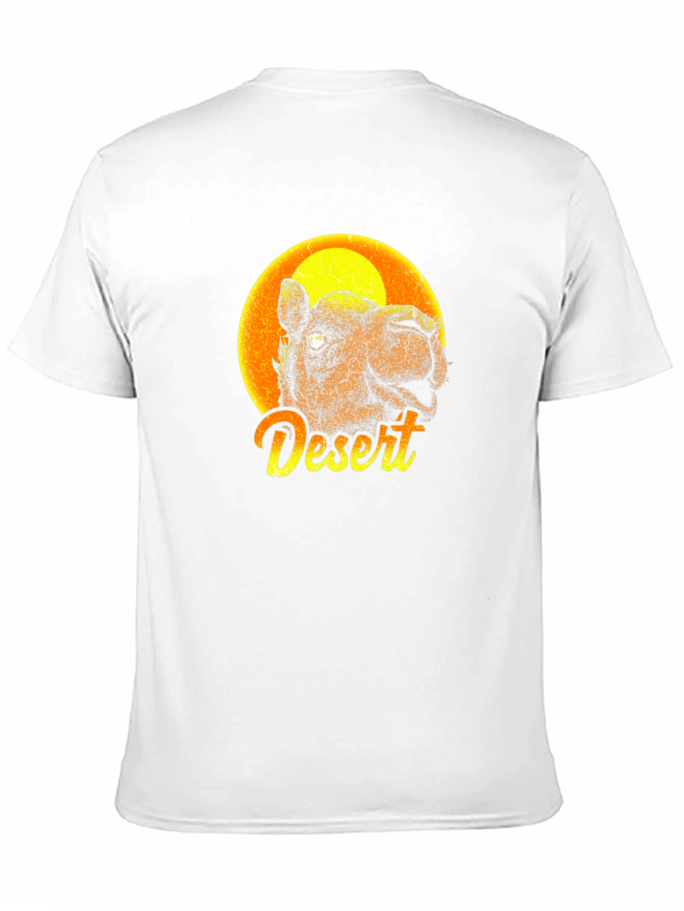 Desert Camel Graphic Tee - Mens Black T-Shirt