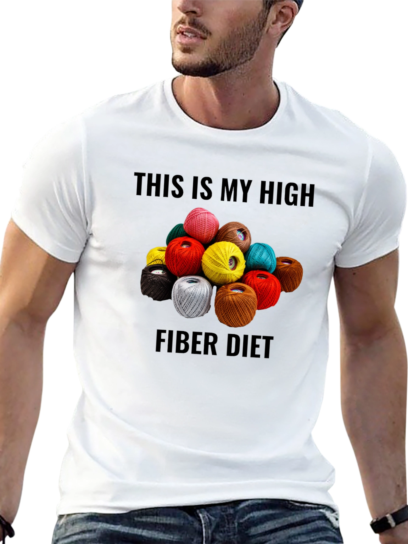 High Fiber Diet T-Shirt - Yarn Lover Tee