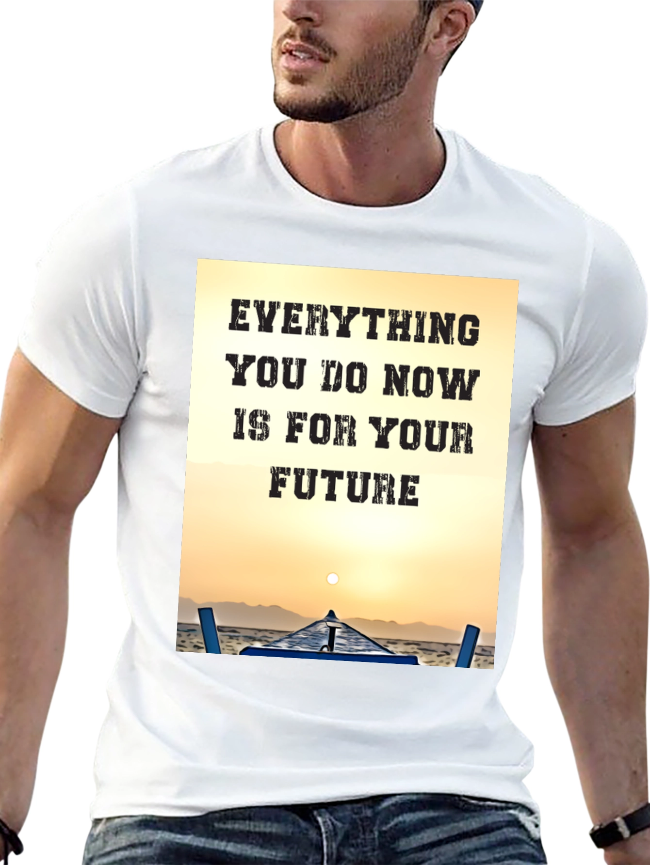 Motivational Graphic T-Shirt: Everything For Your Future
