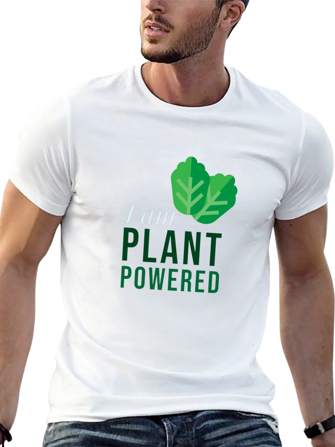 Plant Powered Black T-Shirt