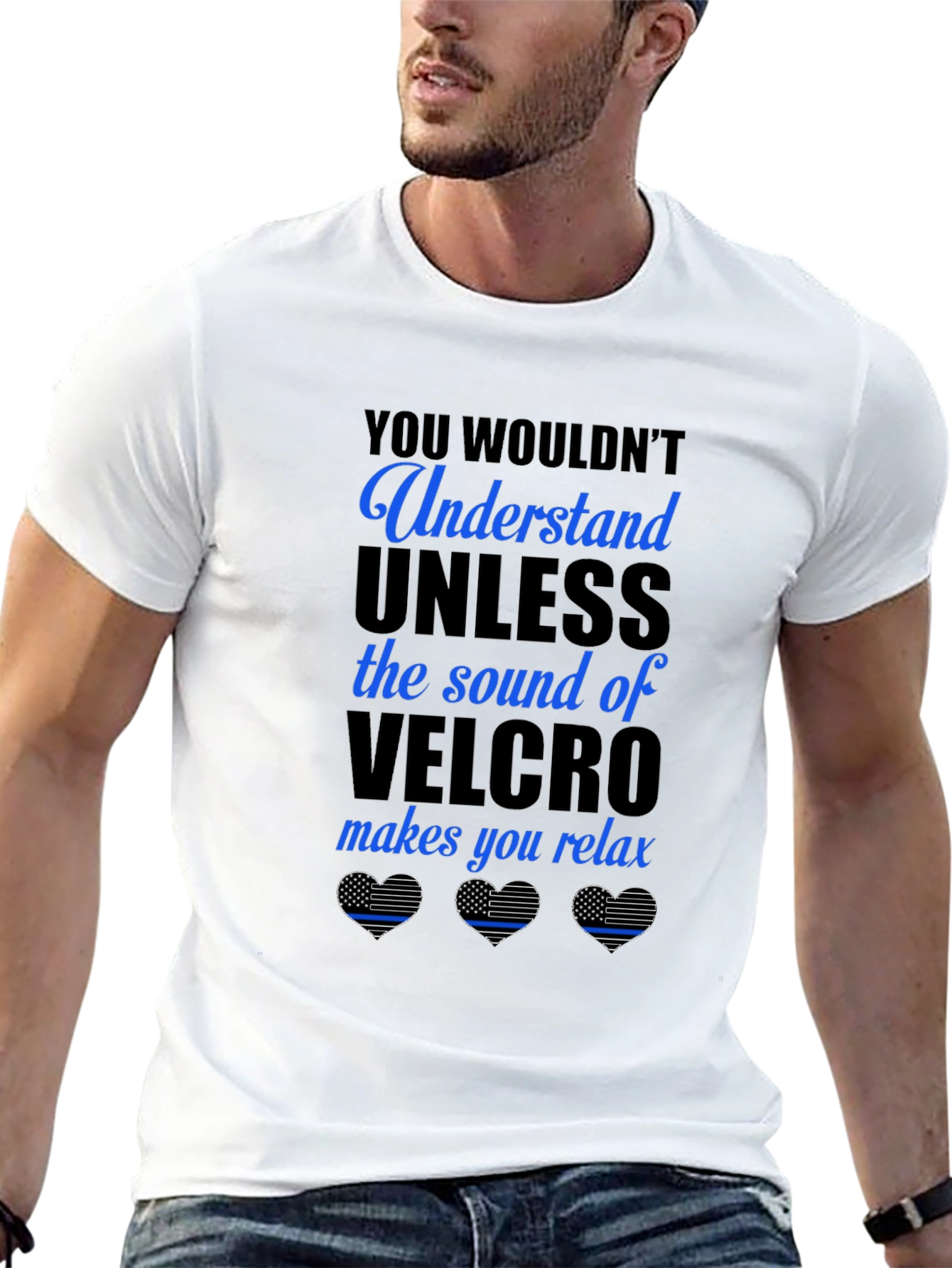 Velcro Sound Relaxation Graphic Tee - Black