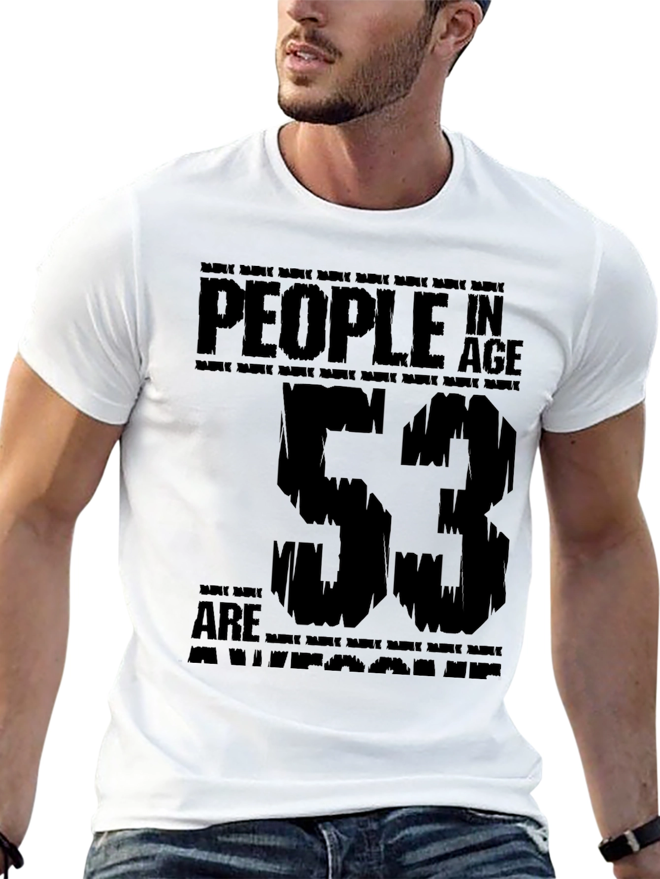 53 Awesome Black Graphic T-Shirt