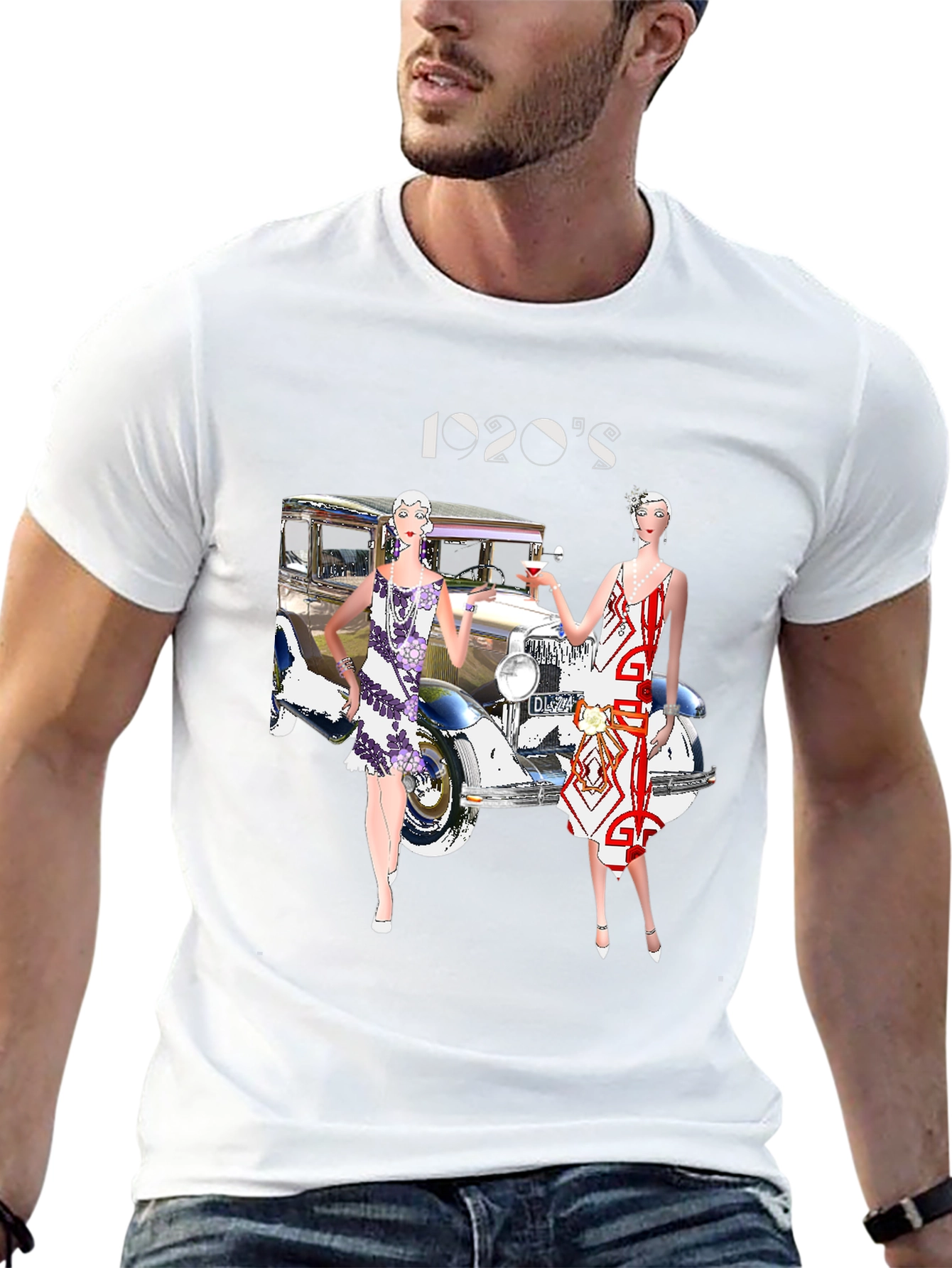 1920s Fashion Tee - Gatsby Era Style