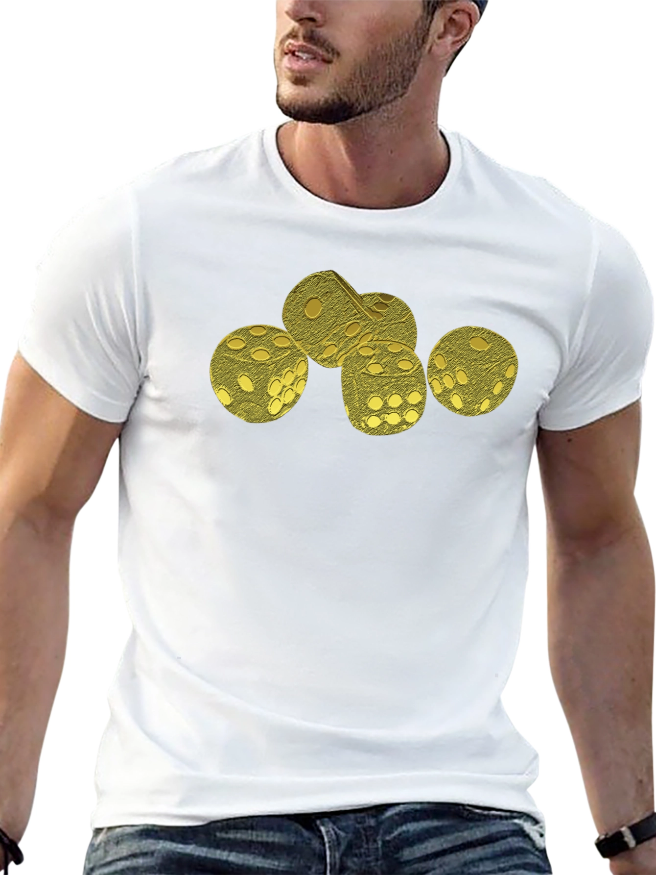 Dice Graphic Black T-Shirt
