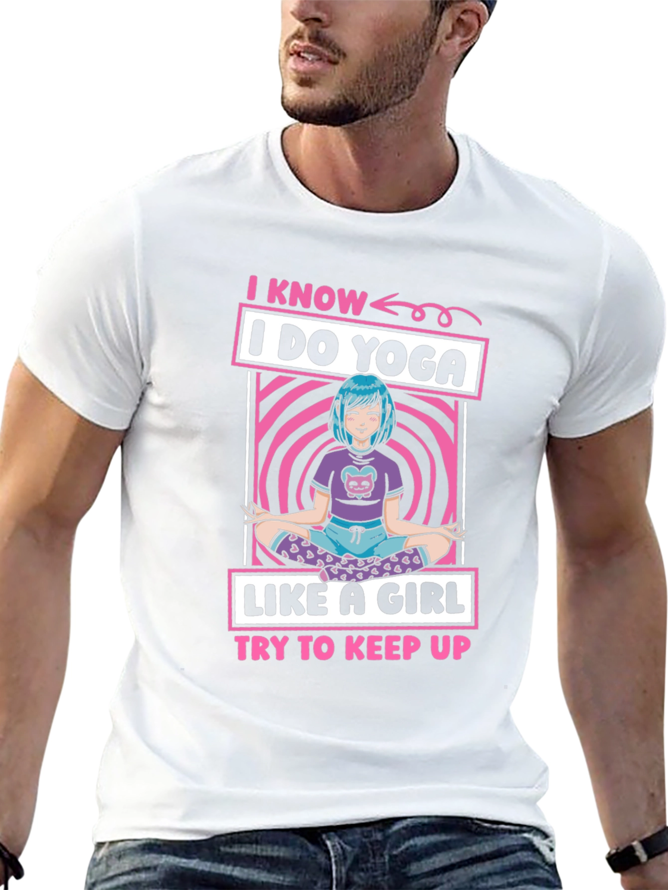 I Know I Do Yoga Like a Girl T-Shirt