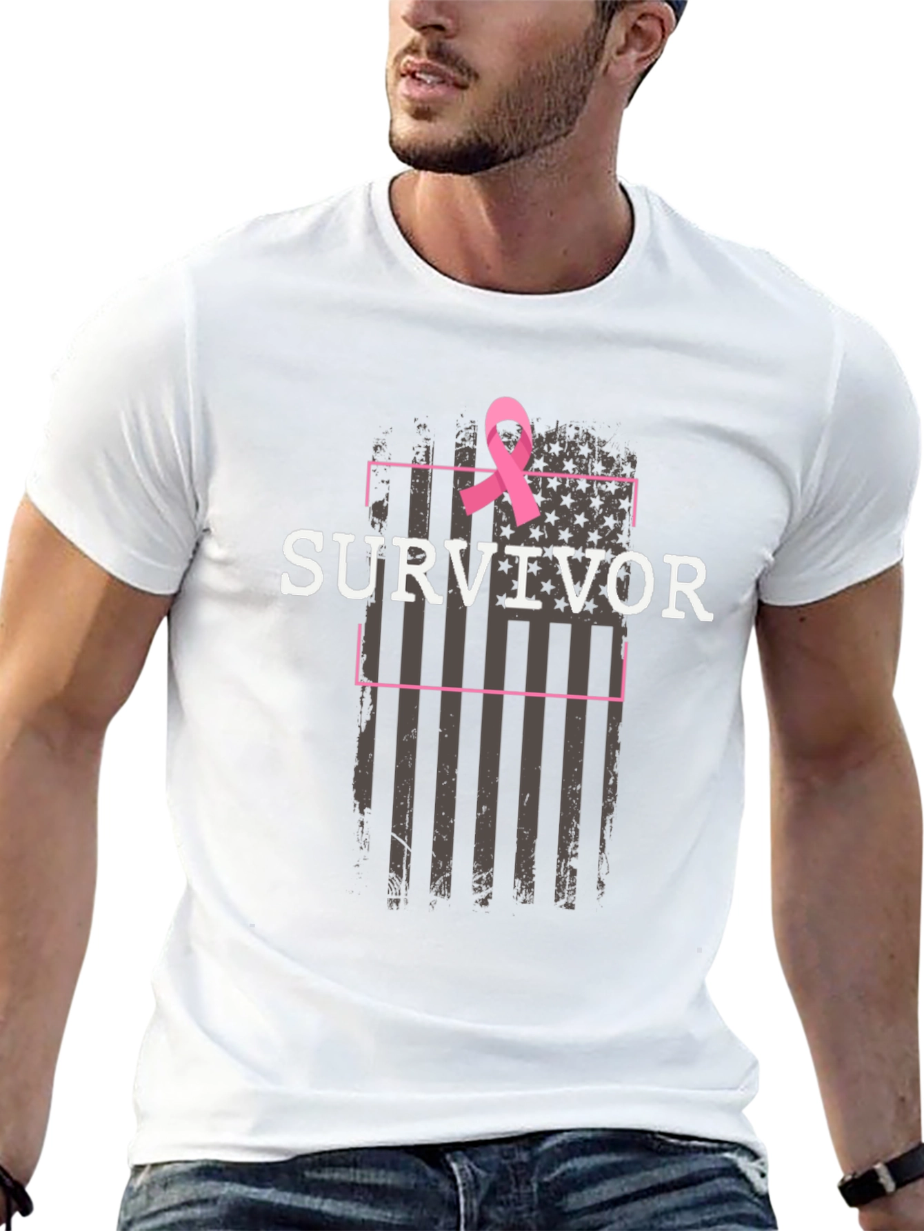 Survivor Breast Cancer Awareness T-Shirt