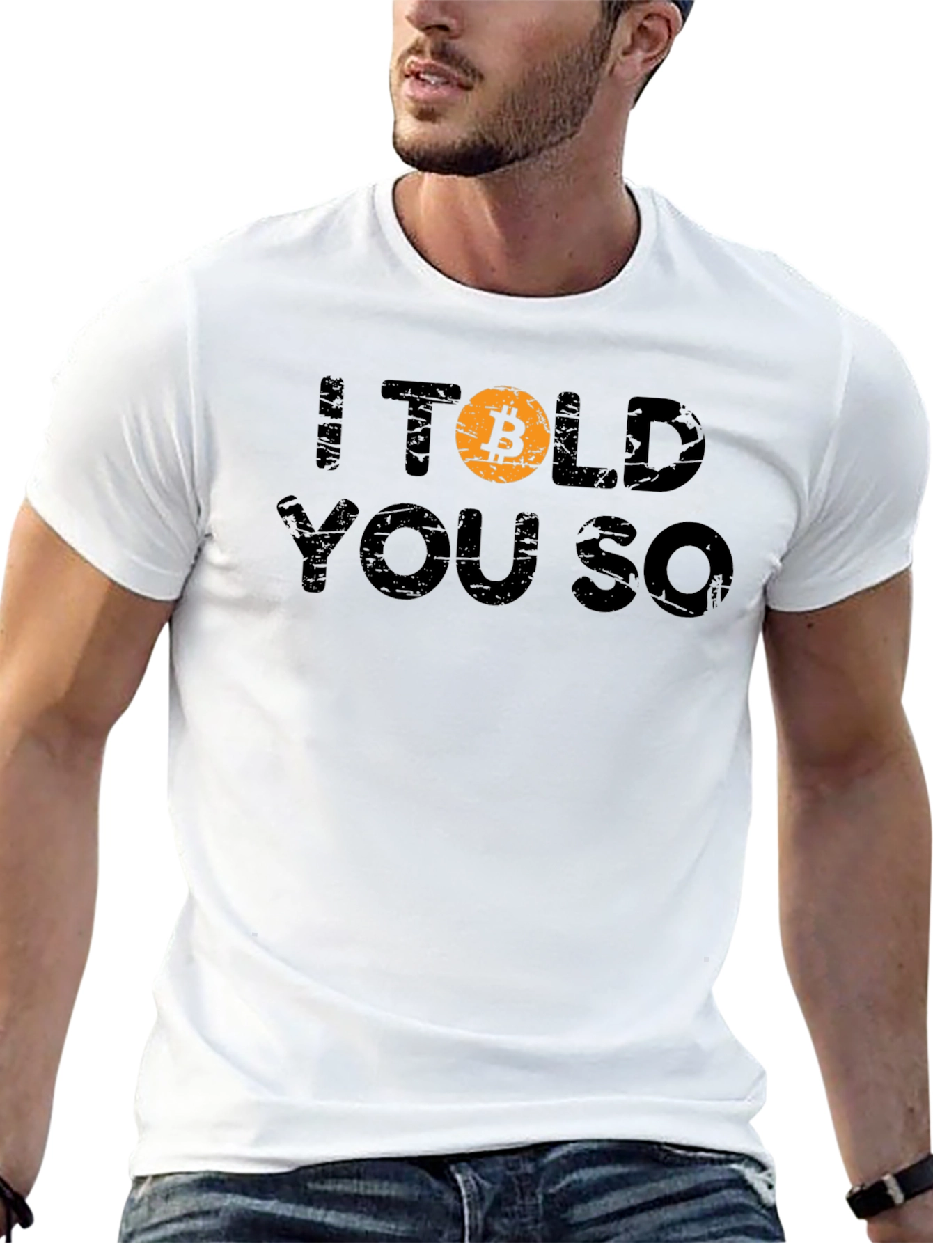 Bitcoin Crypto I Told You So Black T-Shirt