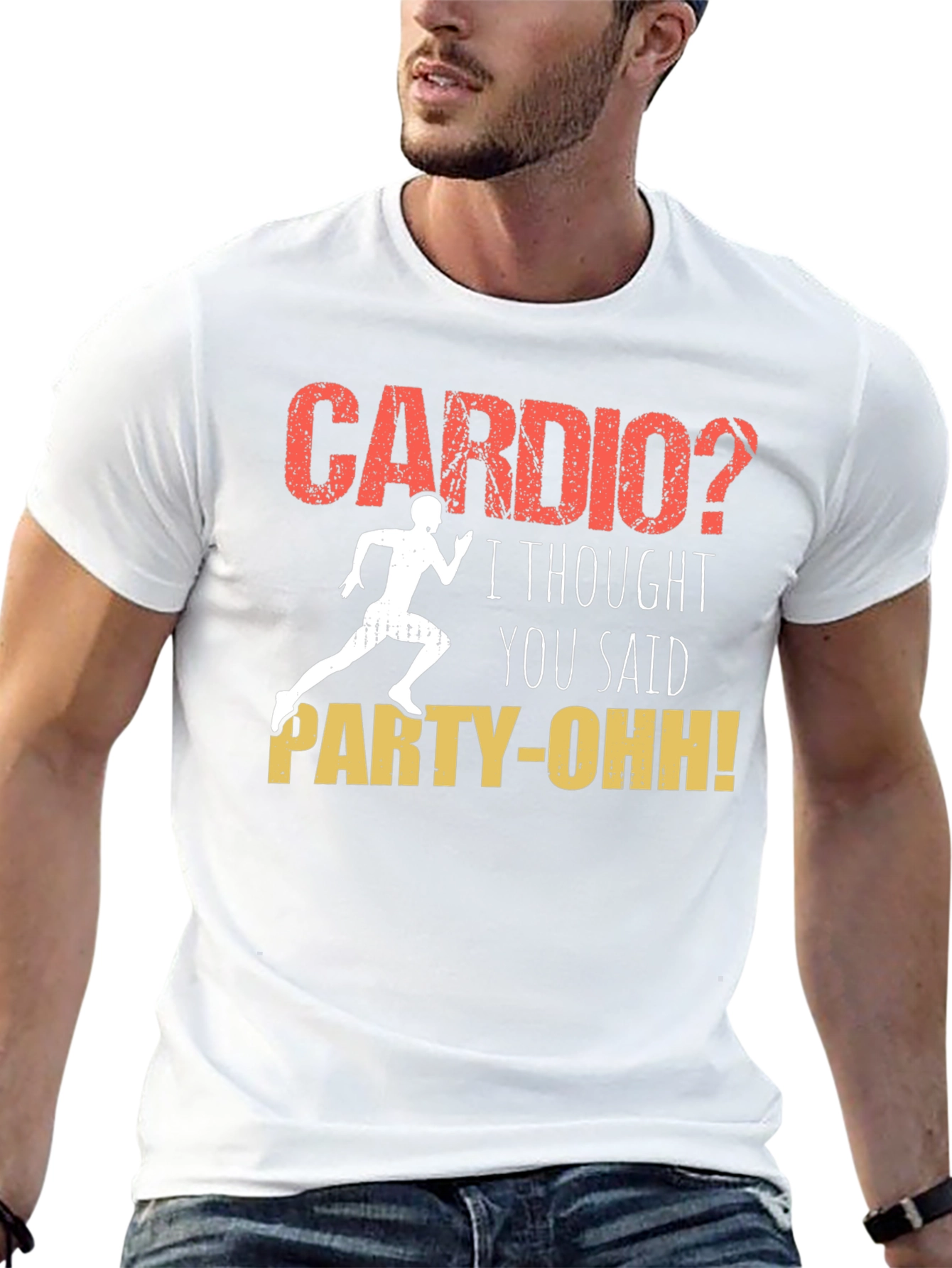 Cardio? Party-Oh! Graphic T-Shirt