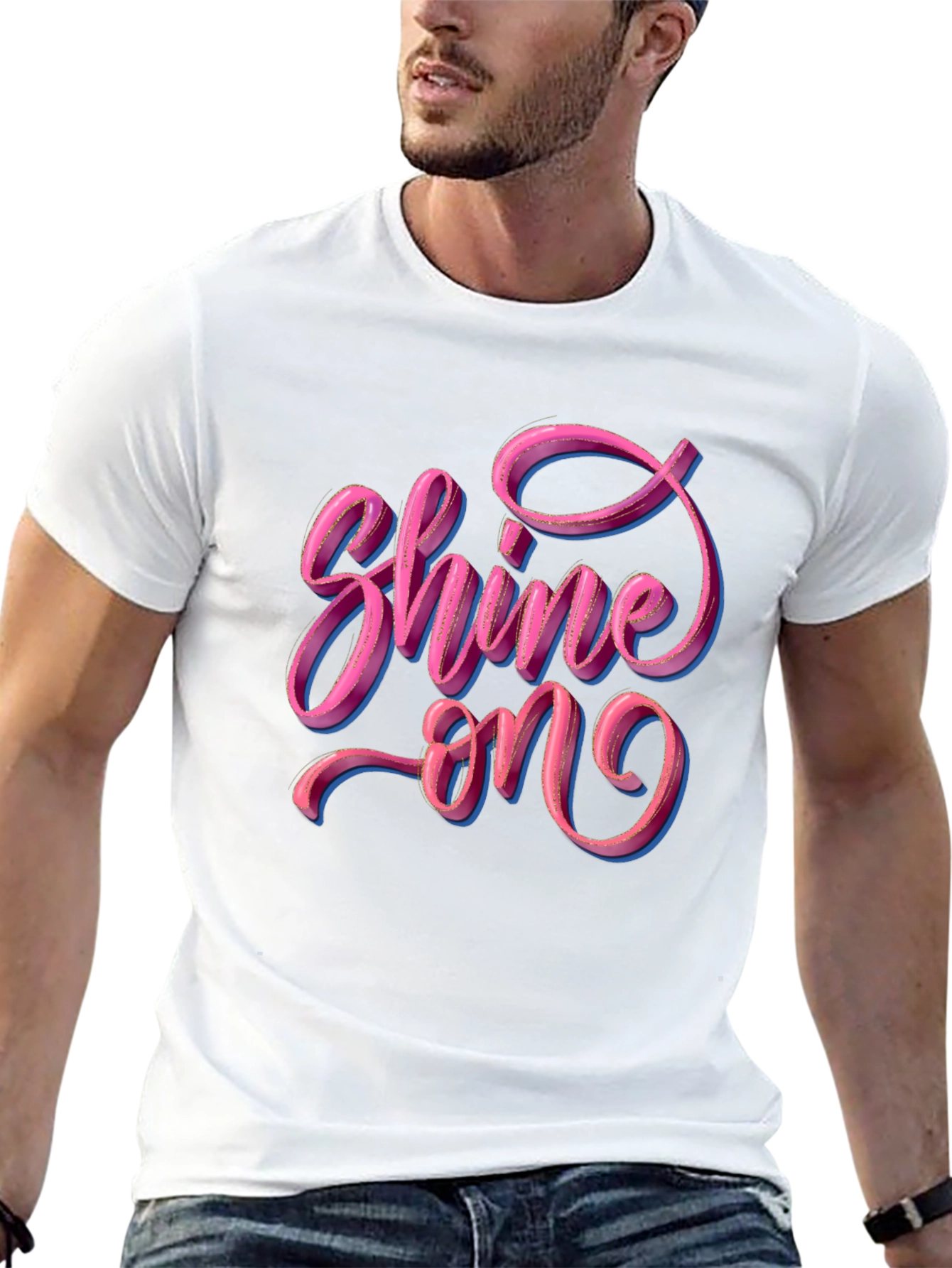 Shine On Graphic T-Shirt - Stylish Comfort