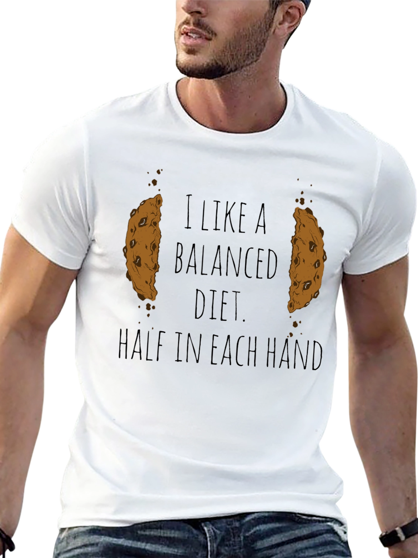 Balanced Diet Cookie Graphic Tee