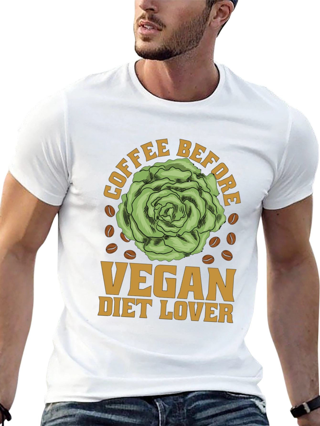 Vegan Diet Lover Coffee Before T-Shirt