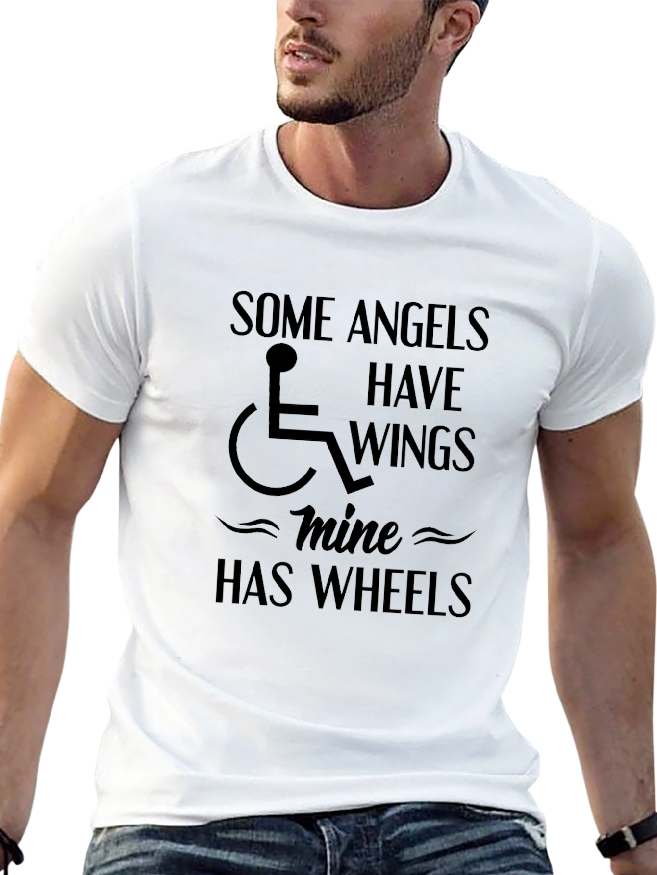 Angels Have Wings Mine Has Wheels T-Shirt