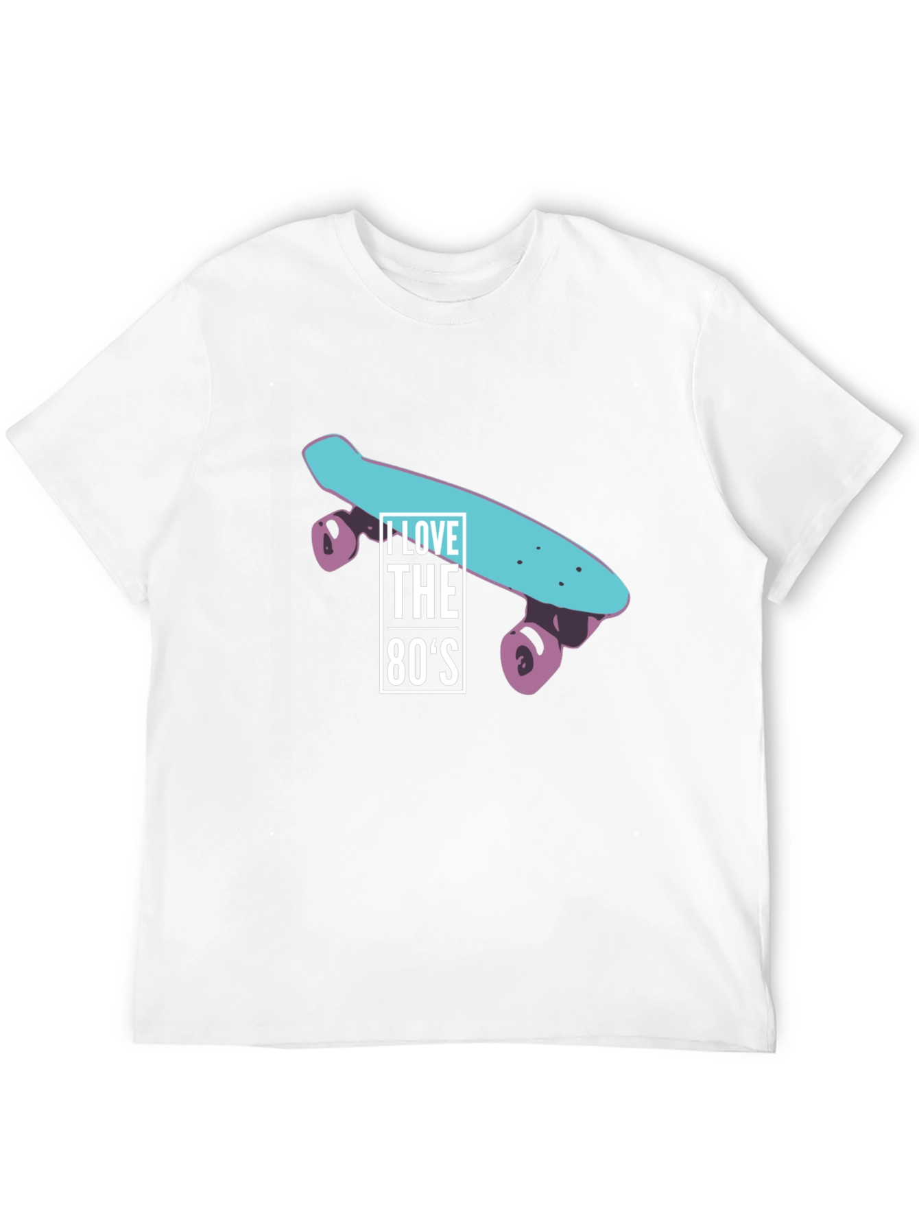I Love the 80s Skateboard Graphic T-Shirt