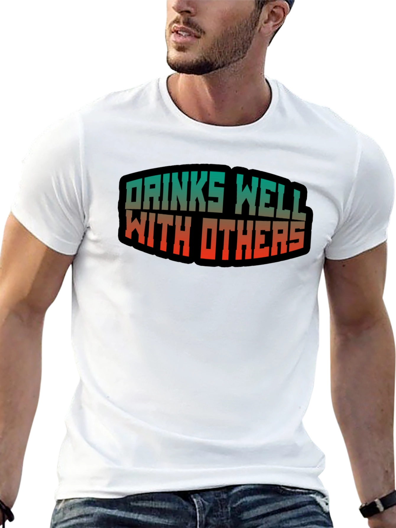 Drinks Well With Others Graphic Tee