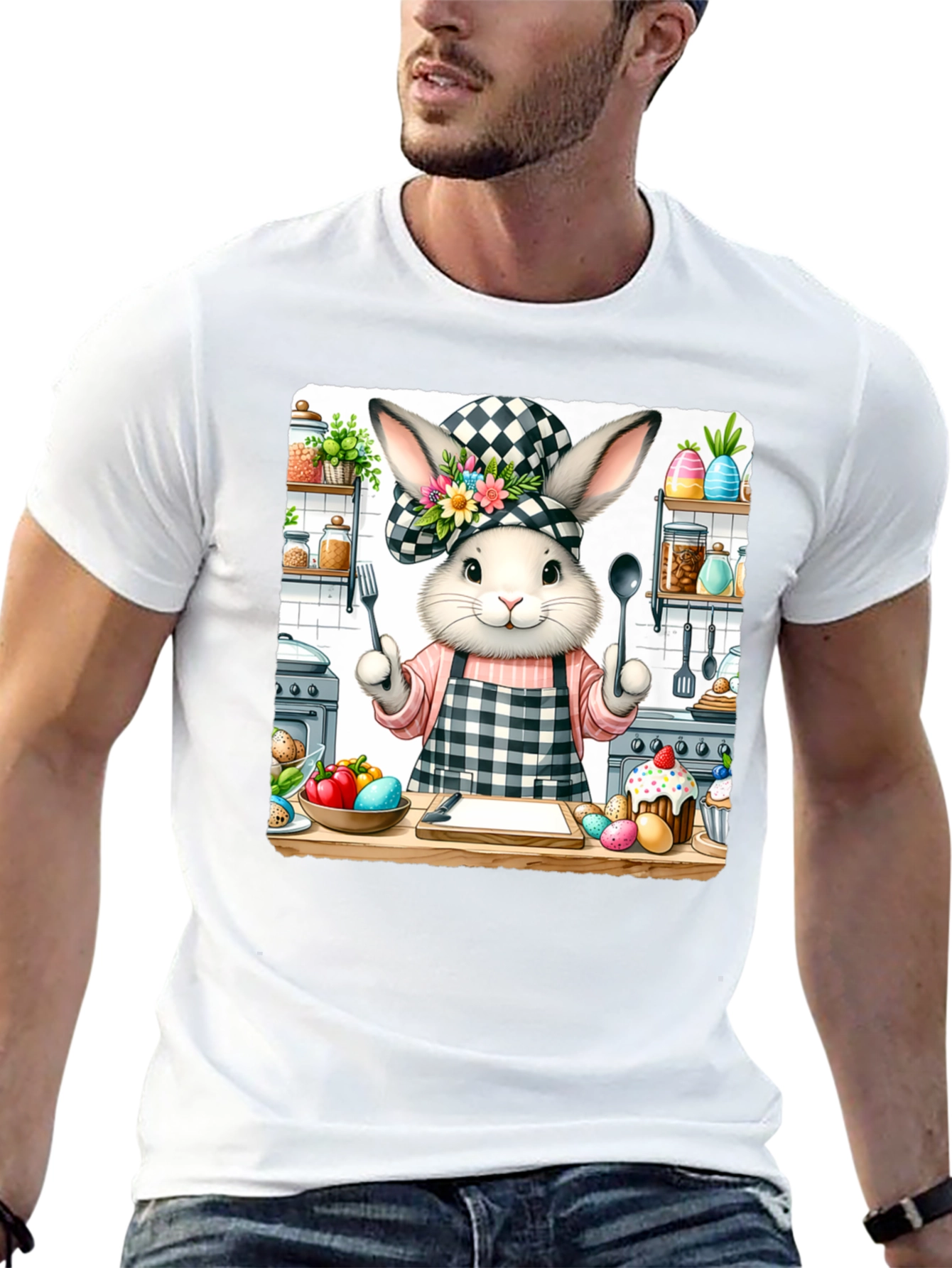 Chef Bunny Easter T-Shirt