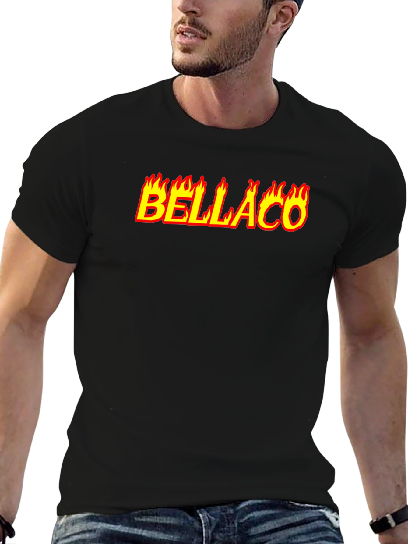 Bellaco Flame Graphic Tee - Bold Statement T-Shirt