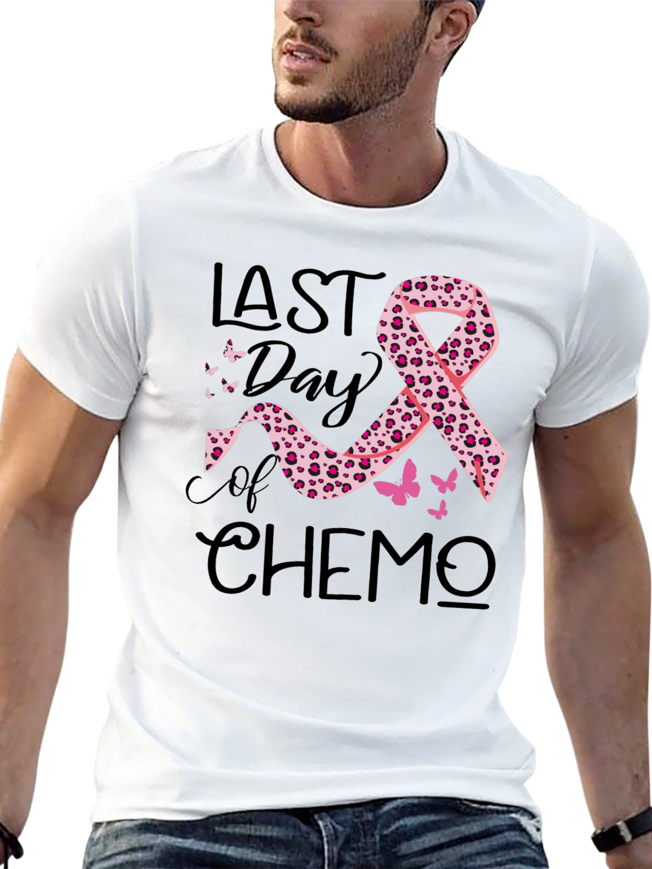 Last Day of Chemo Black T-Shirt