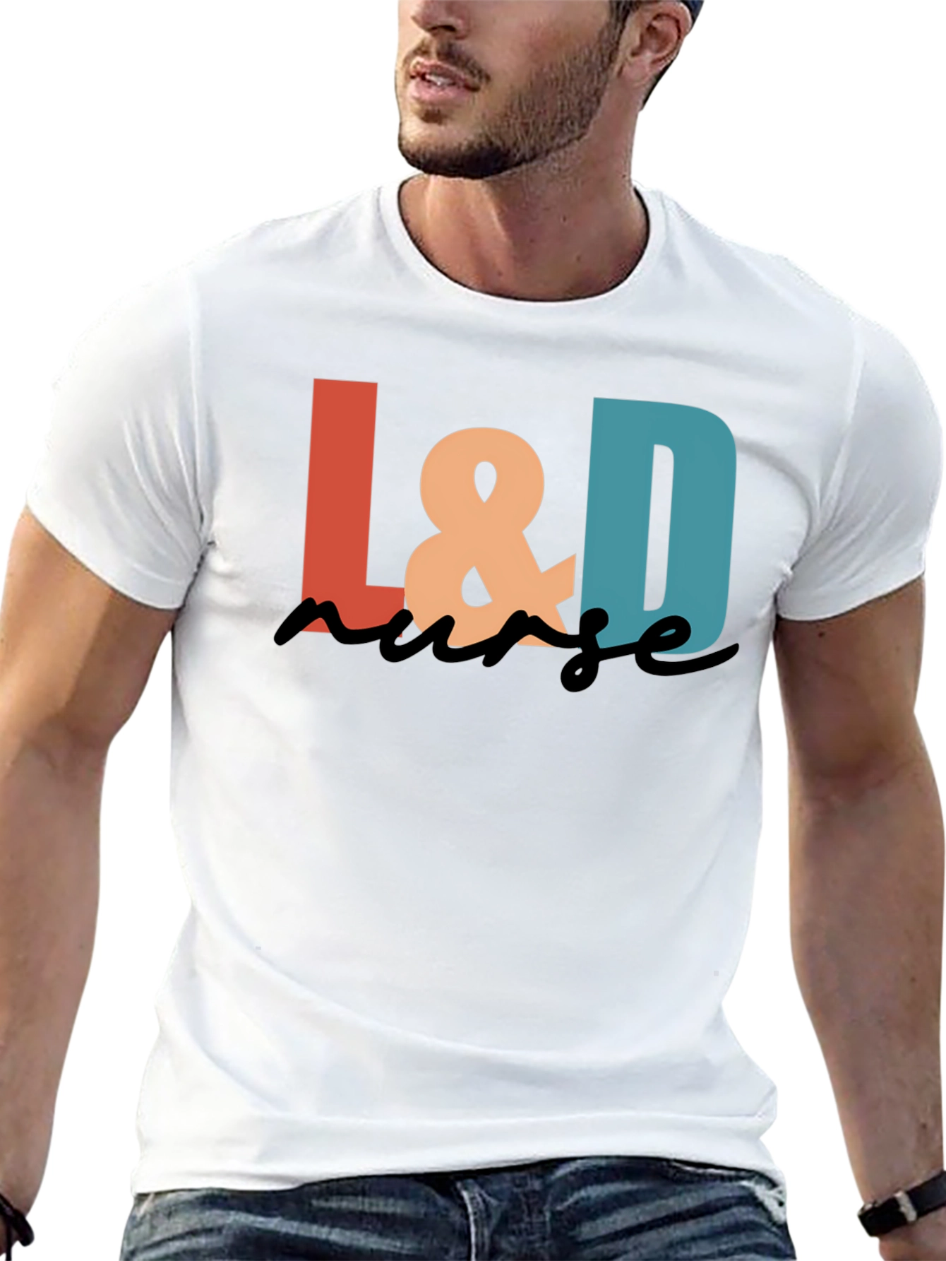 L&D Nurse Graphic Tee - Black