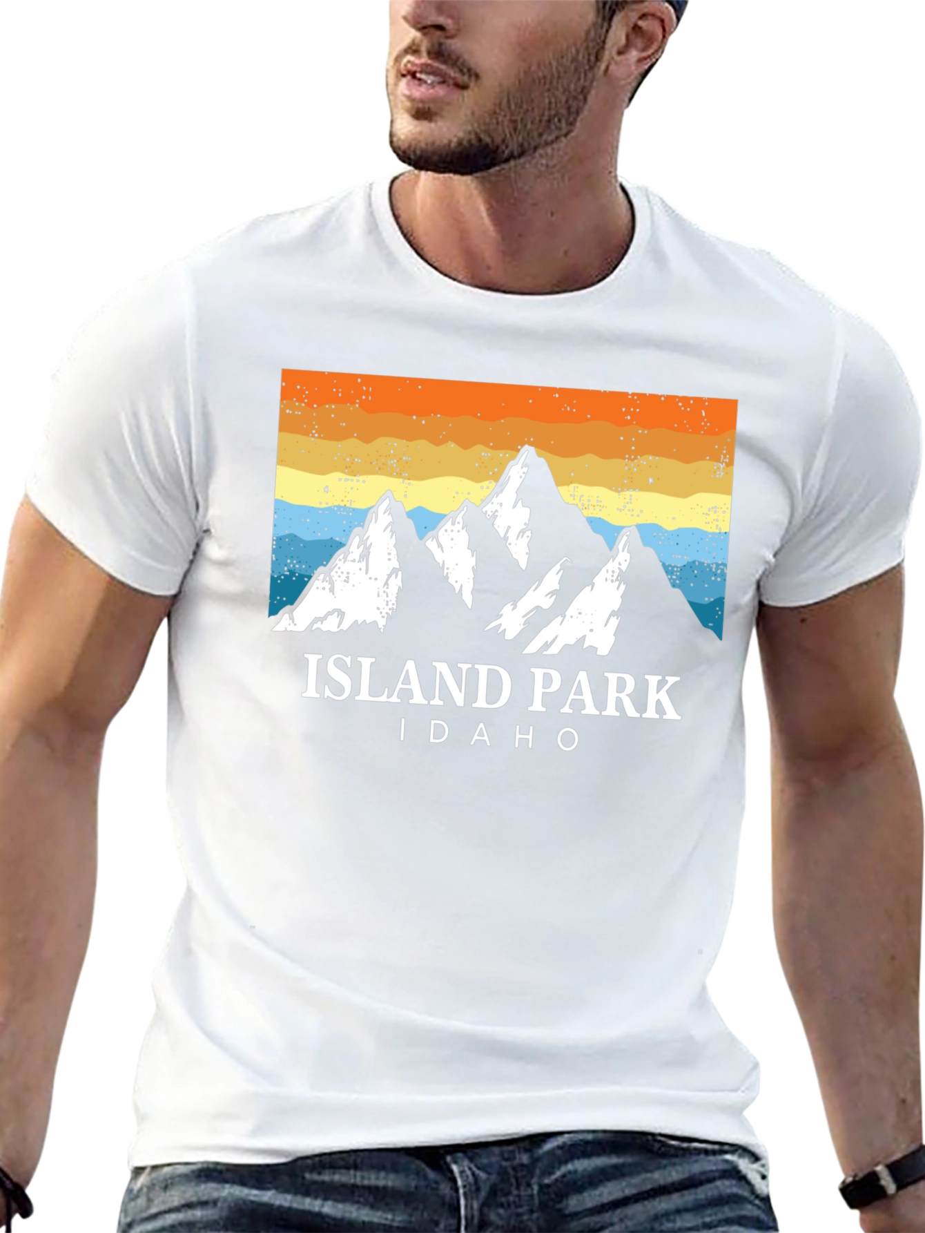 Island Park Idaho Graphic Tee - Mountainscape Design