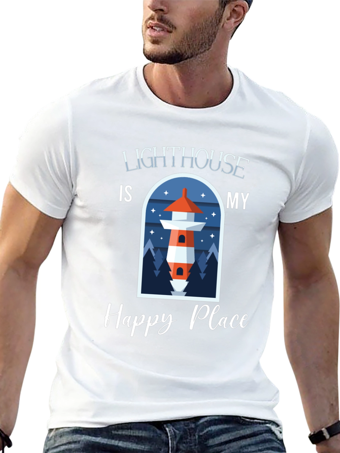 Lighthouse Is My Happy Place T-Shirt