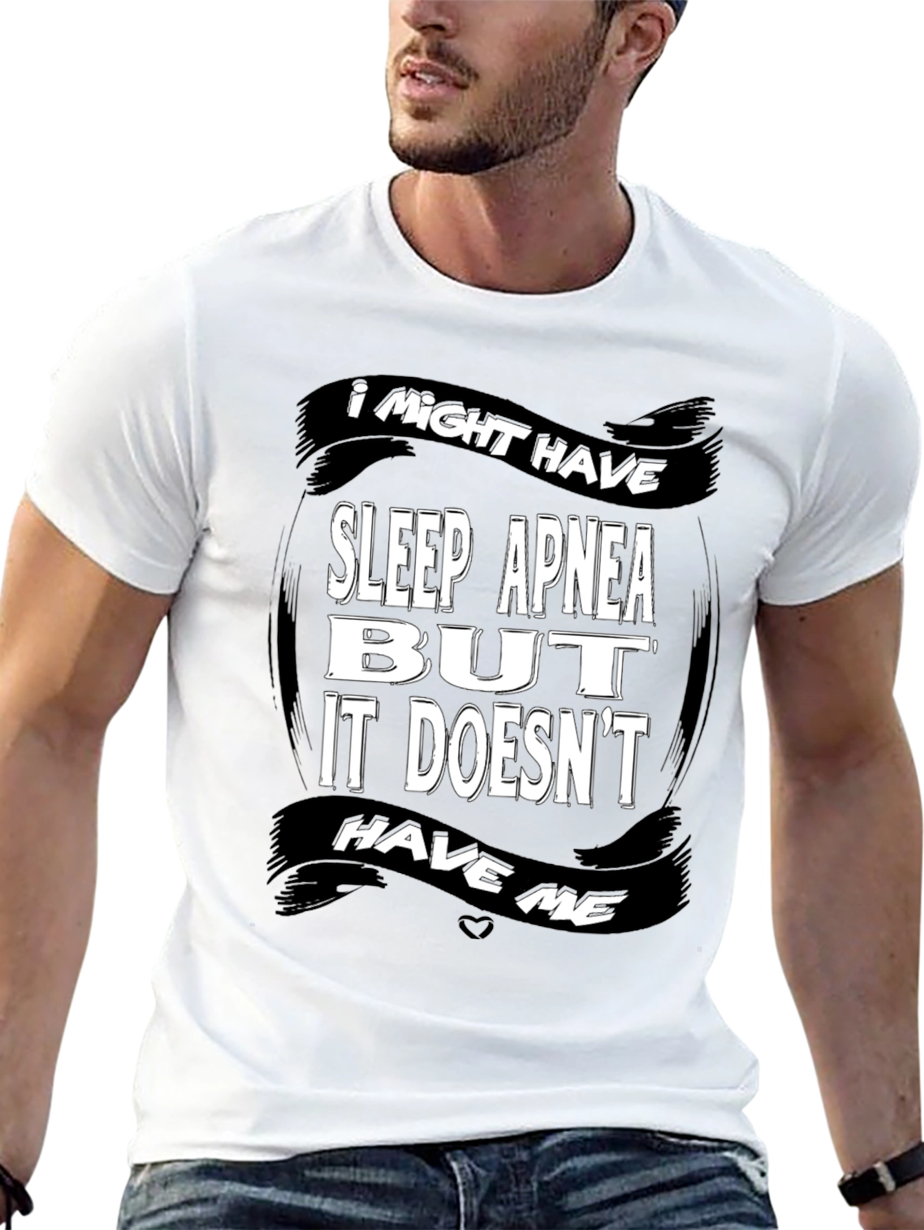 Funny Sleep Apnea Awareness Graphic T-Shirt