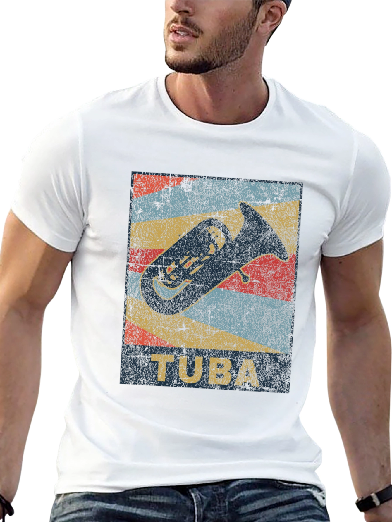 Retro Tuba Music T-Shirt
