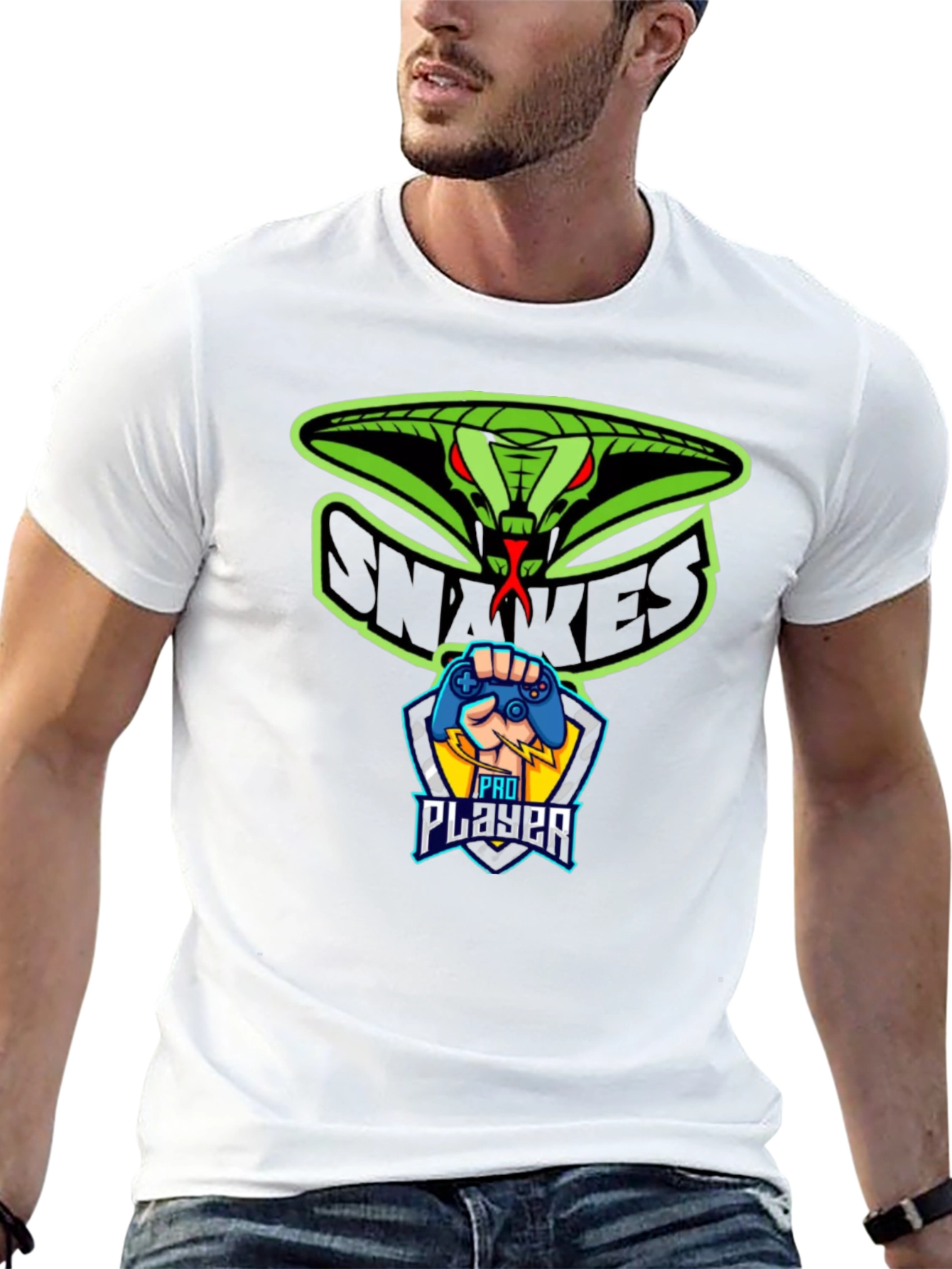 Snakes Pro Player T-Shirt - Gaming Apparel