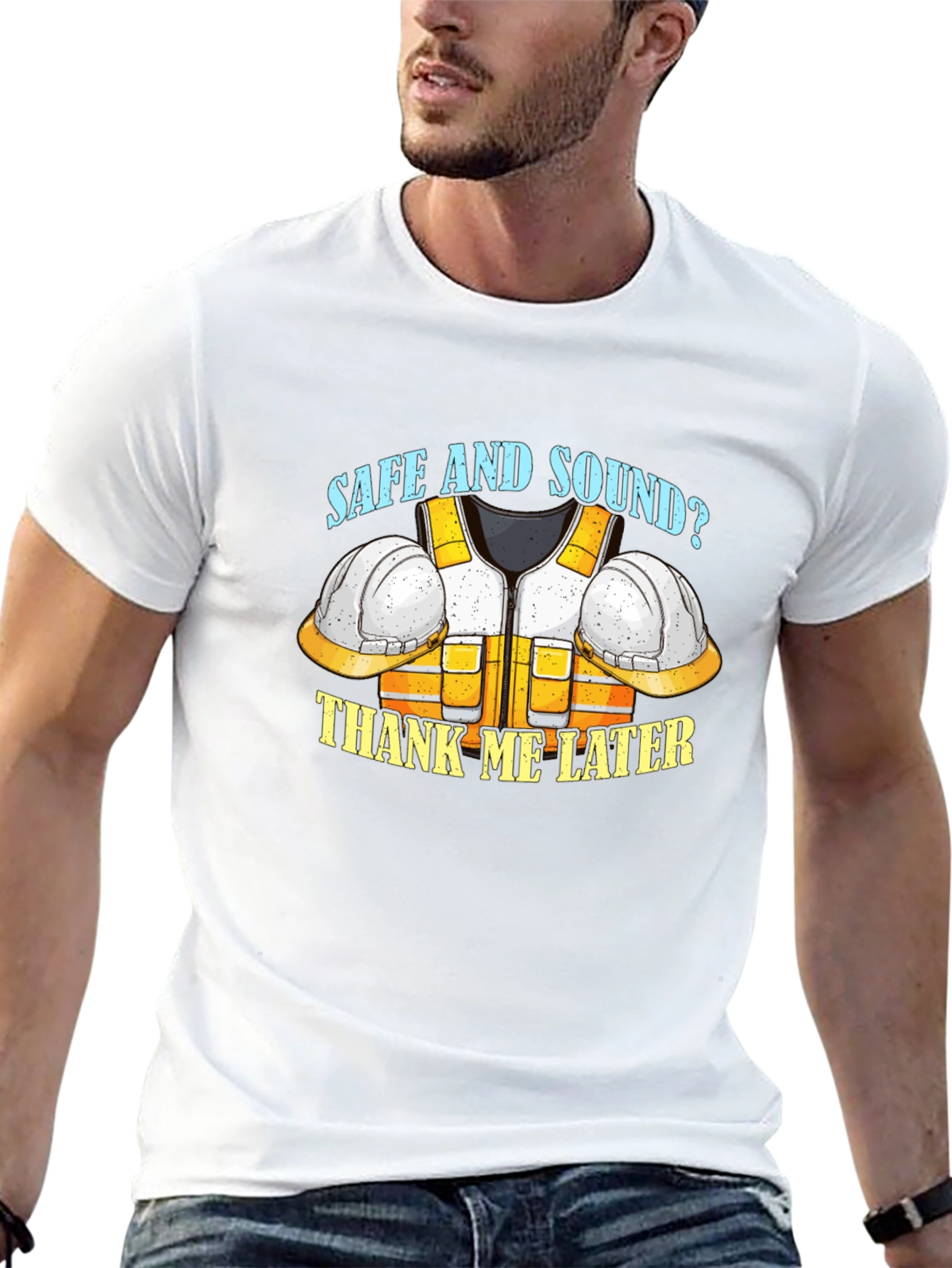 Safe and Sound Construction T-Shirt