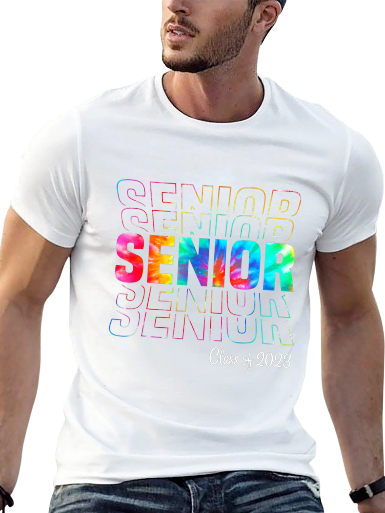 Senior Class of 2023 Tie-Dye Graphic T-Shirt