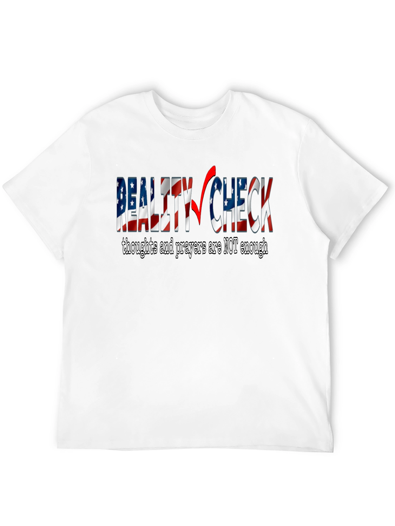 Reality Check Graphic Tee - Thoughts & Prayers