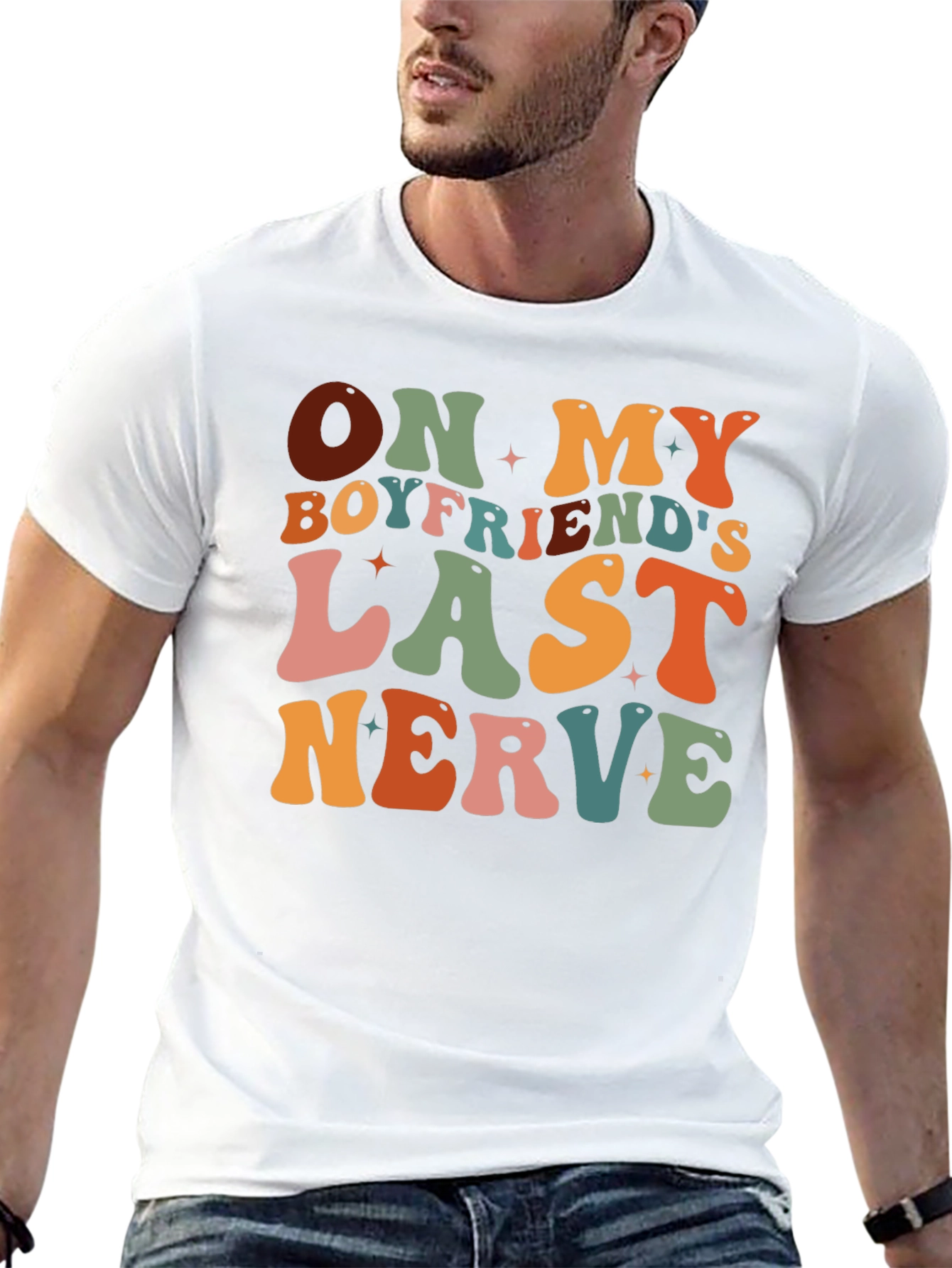 On My Boyfriends Last Nerve Graphic Tee