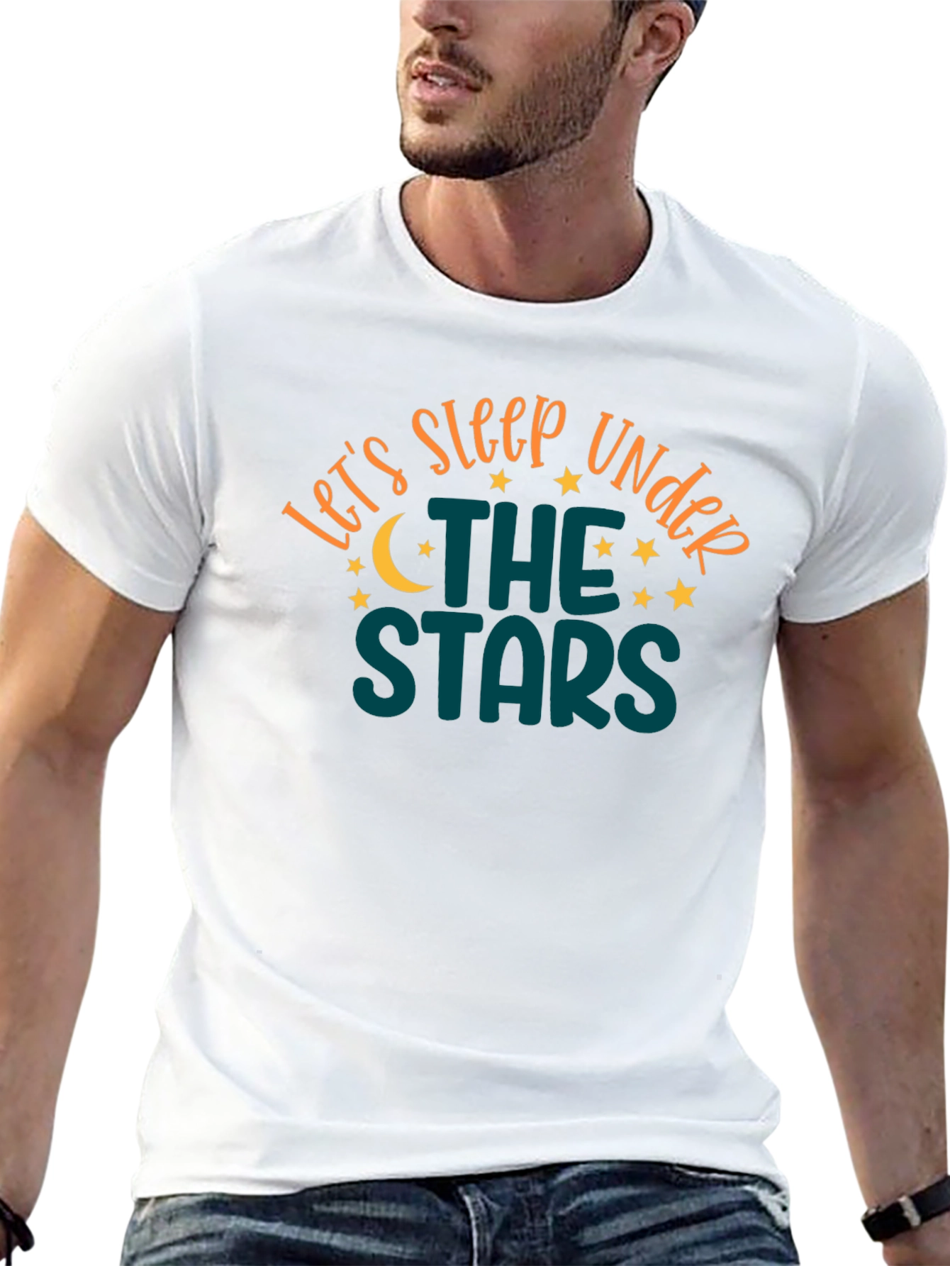 Lets Sleep Under The Stars Graphic Tee