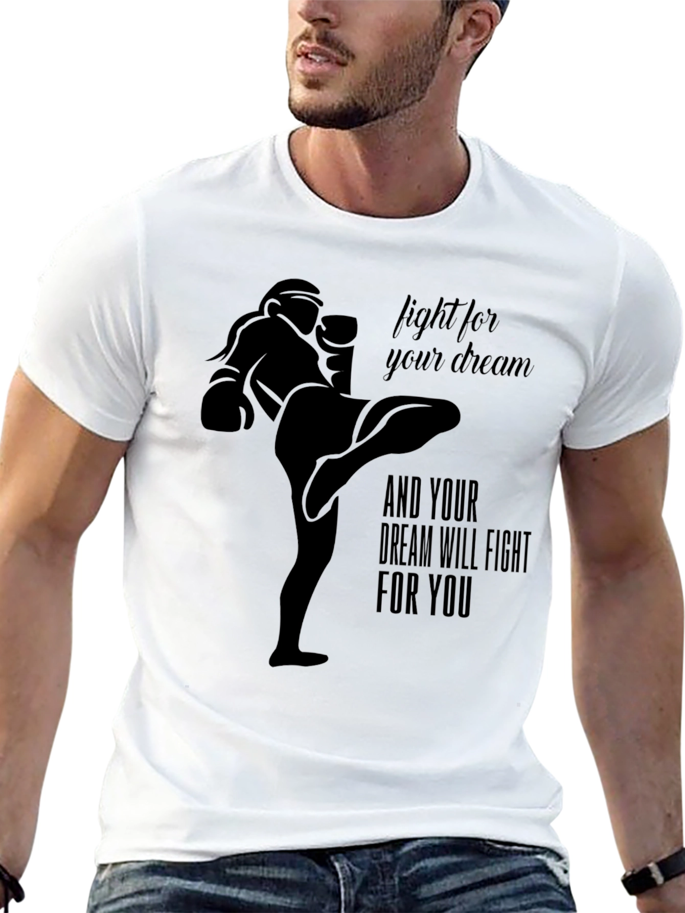 Martial Arts Dream Fight Black T-Shirt