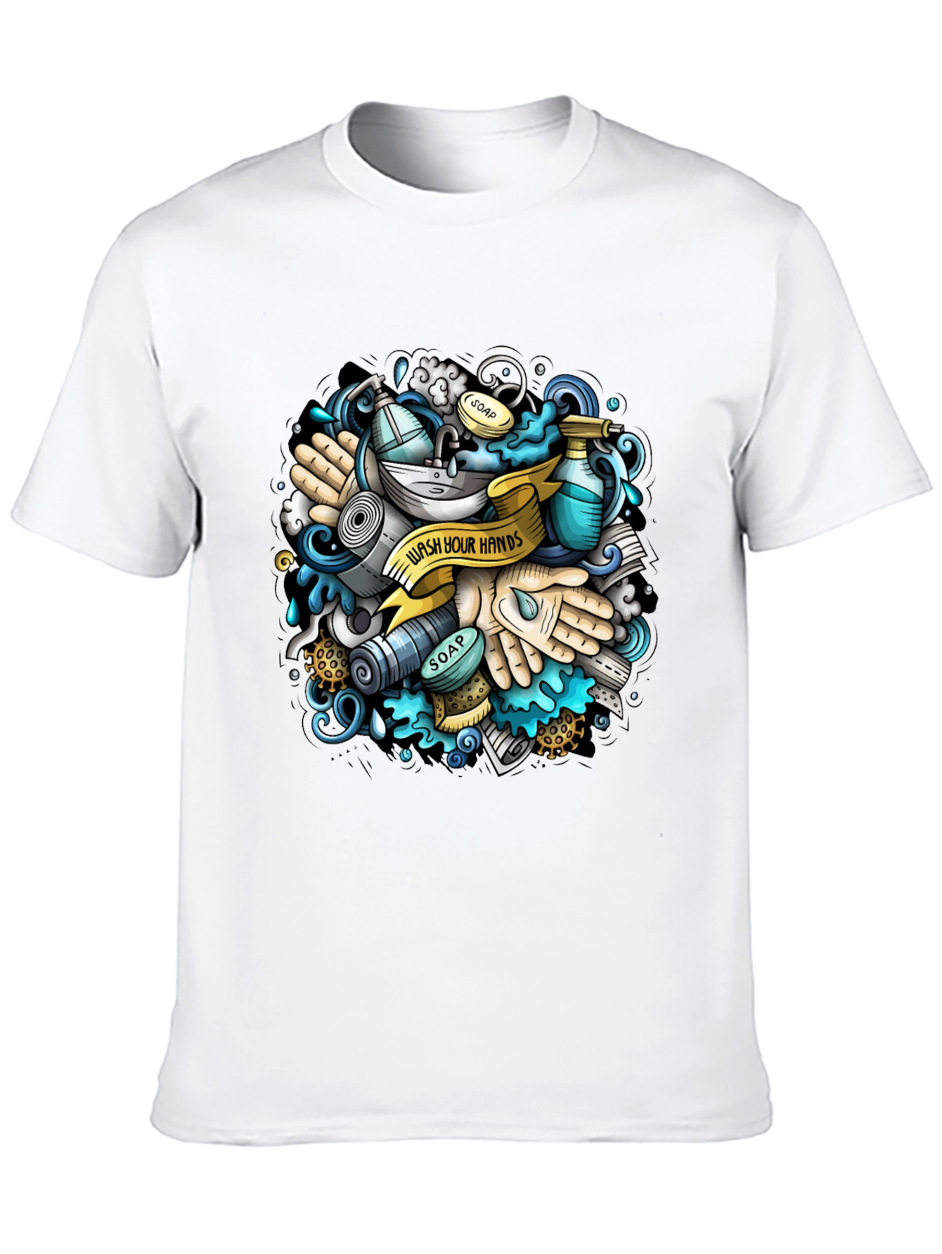 Wash Your Hands Graphic T-Shirt