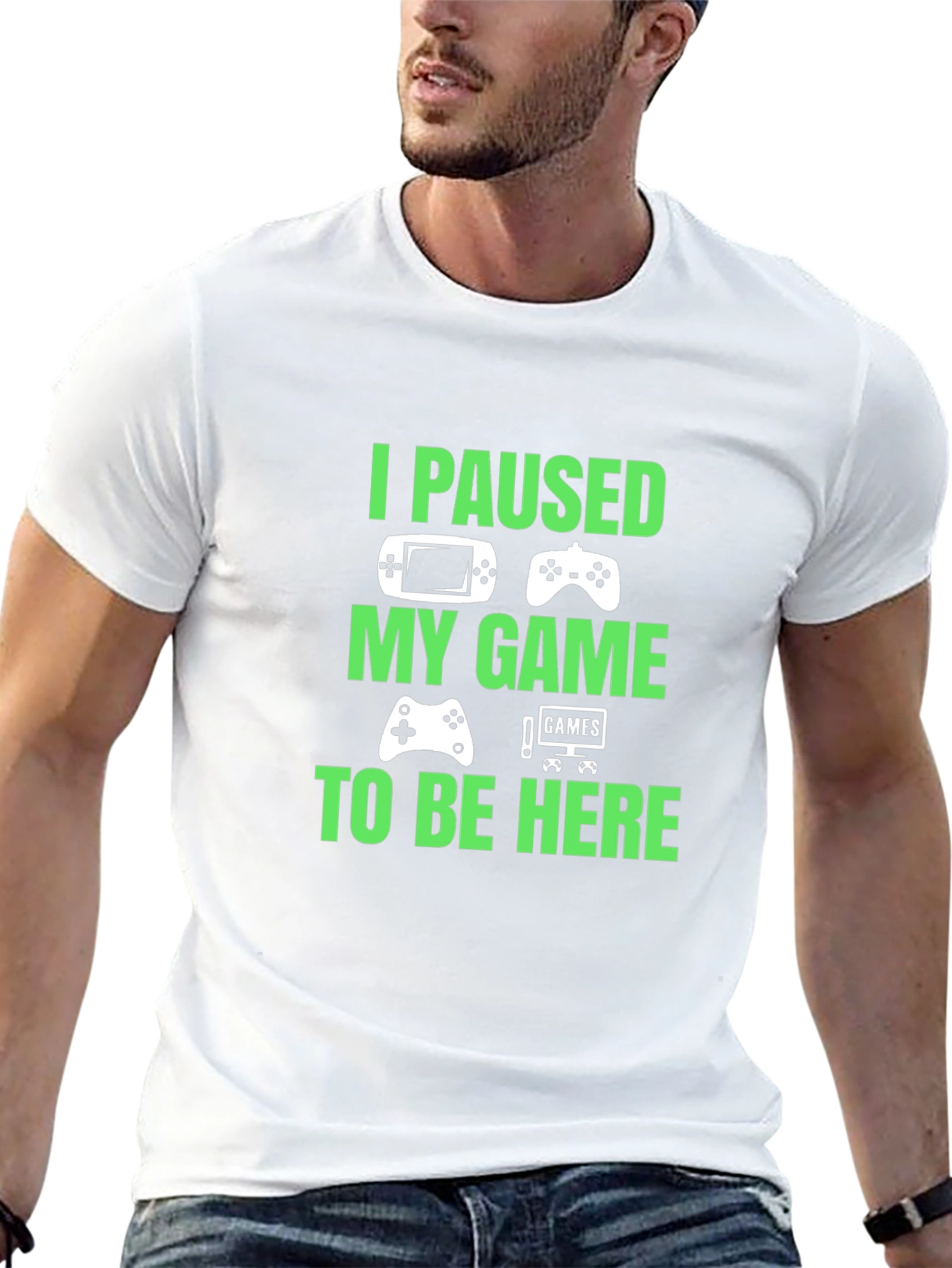 I Paused My Game to Be Here Graphic T-Shirt