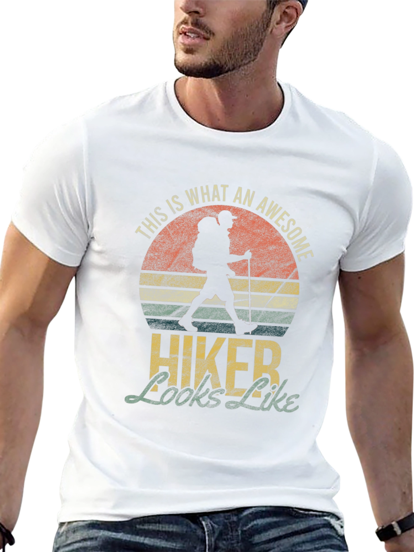 Awesome Hiker Graphic T-Shirt - Outdoor Adventure Tee