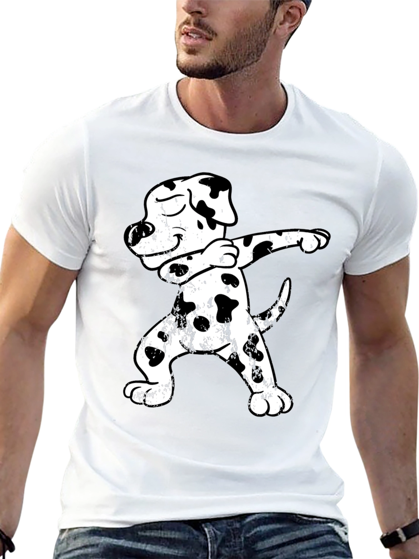 Dabbing Dalmatian T-Shirt - Funny Dog Tee