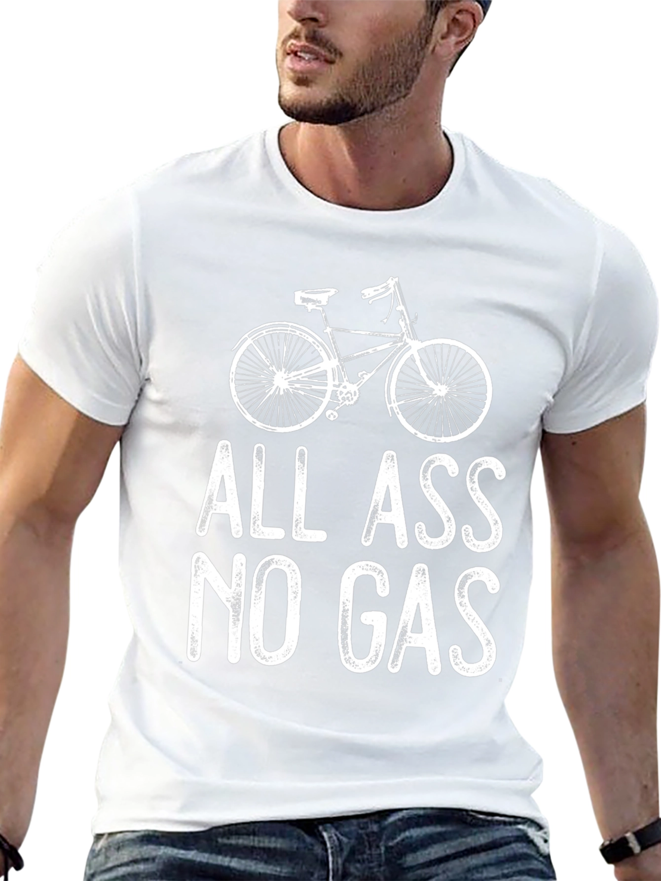 All Ass No Gas Bike T-Shirt