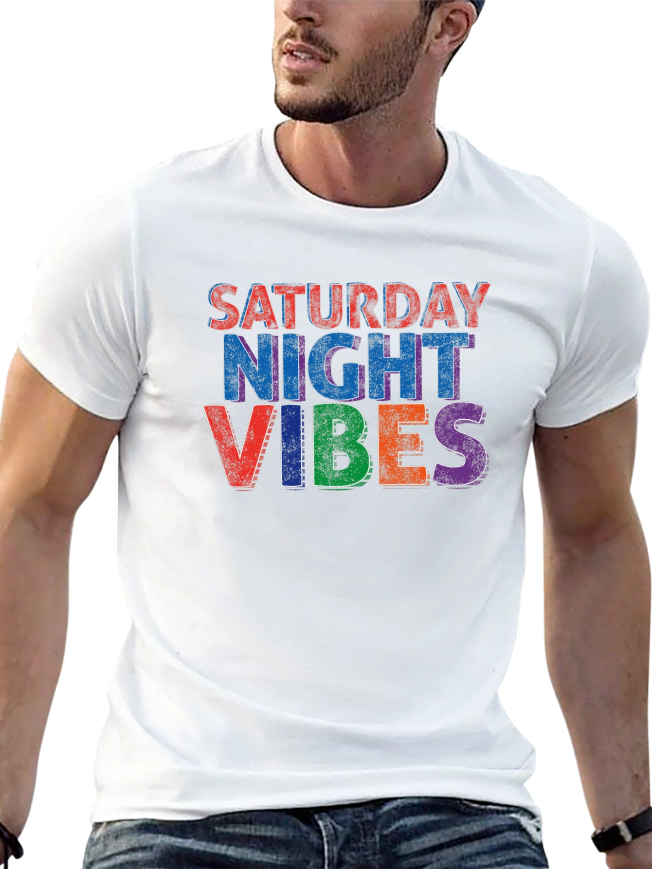Saturday Night Vibes Graphic T-Shirt