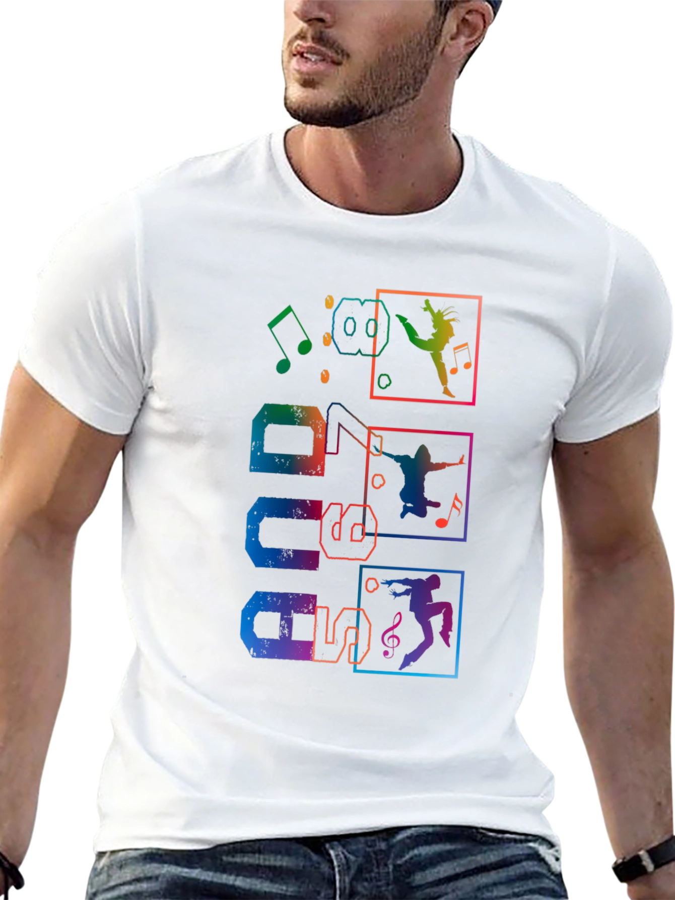 Groovy Rainbow Dancer Graphic Tee
