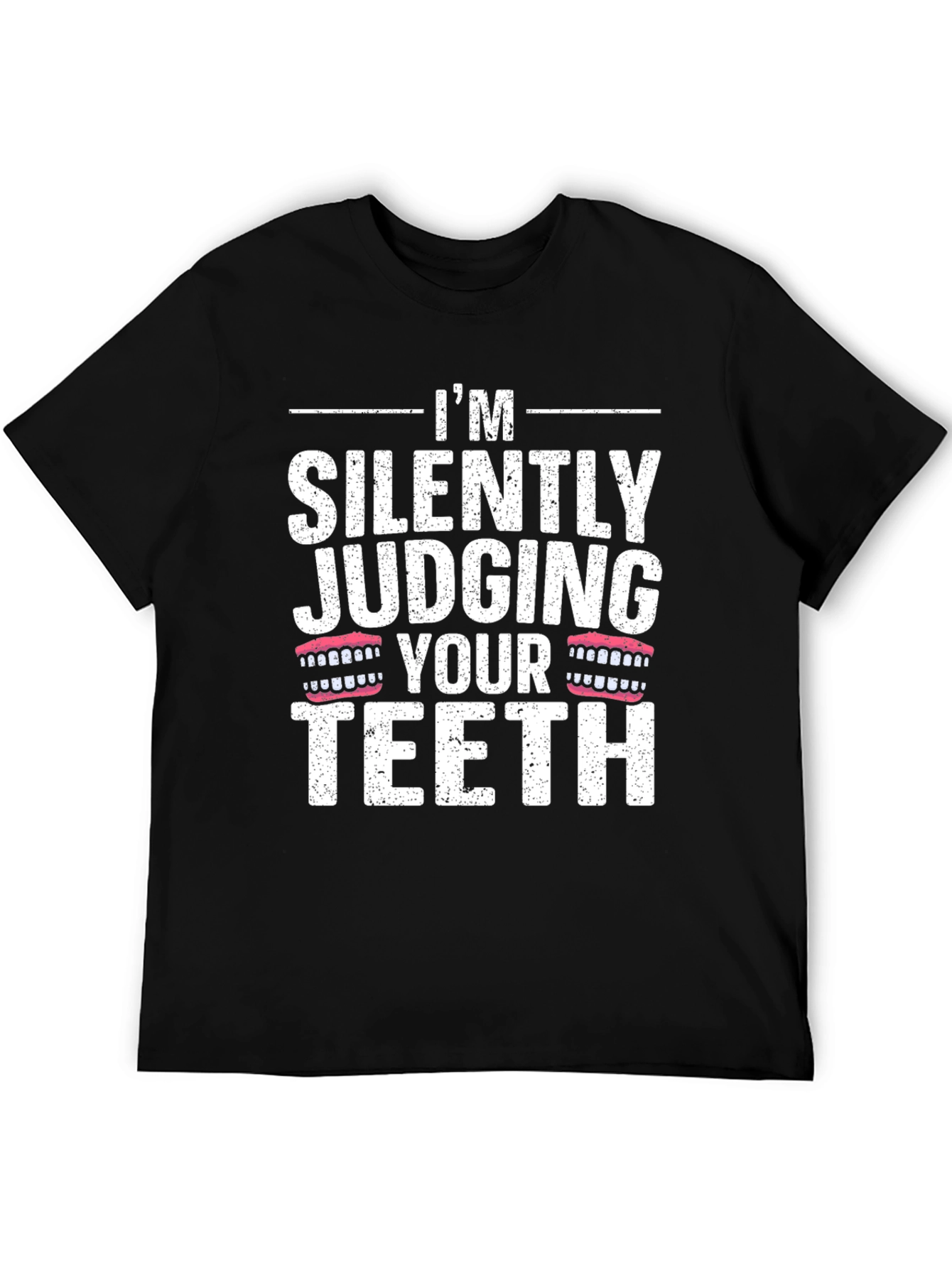 Silently Judging Your Teeth Graphic Novelty T-Shirt